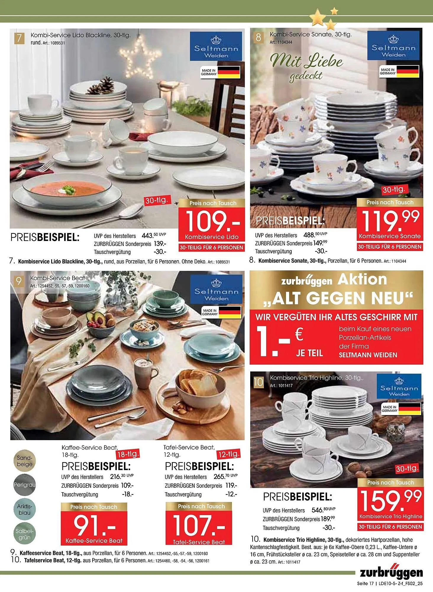 Zurbrüggen Prospekt von 11. Oktober bis 15. November 2025 - Prospekt seite 17