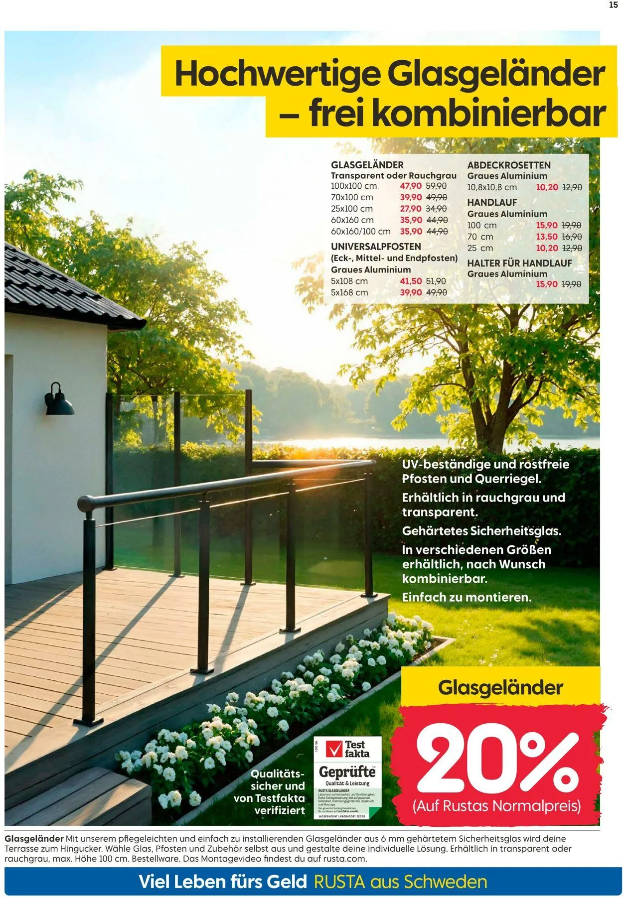 Rusta Aktueller Prospekt von 8. Mai bis 22. Mai 2025 - Prospekt seite 15