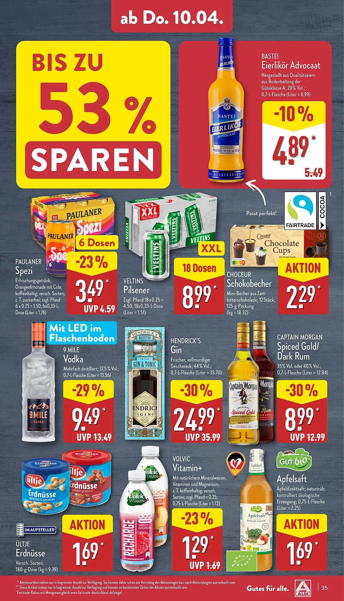 Aldi Nord Prospekt von 7. April bis 12. April 2025 - Prospekt seite 35