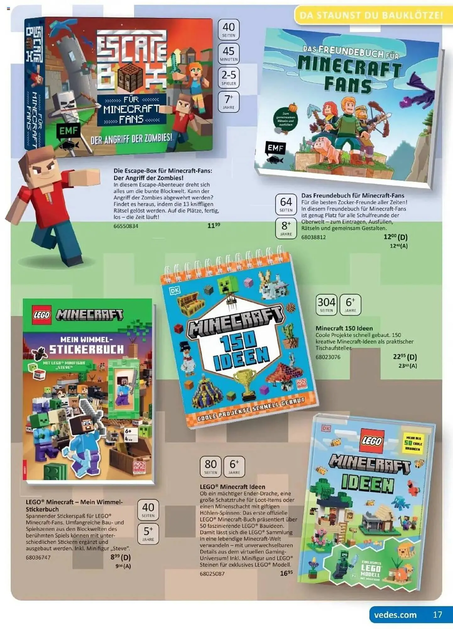 Vedes Prospekt von 25. August bis 31. Oktober 2025 - Prospekt seite 17