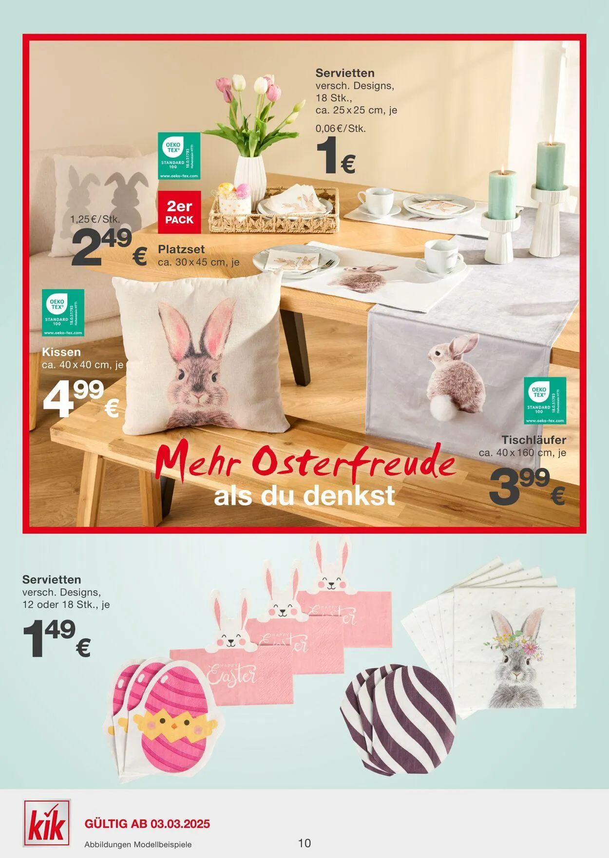 Kik Aktueller Prospekt von 3. März bis 19. April 2025 - Prospekt seite 10