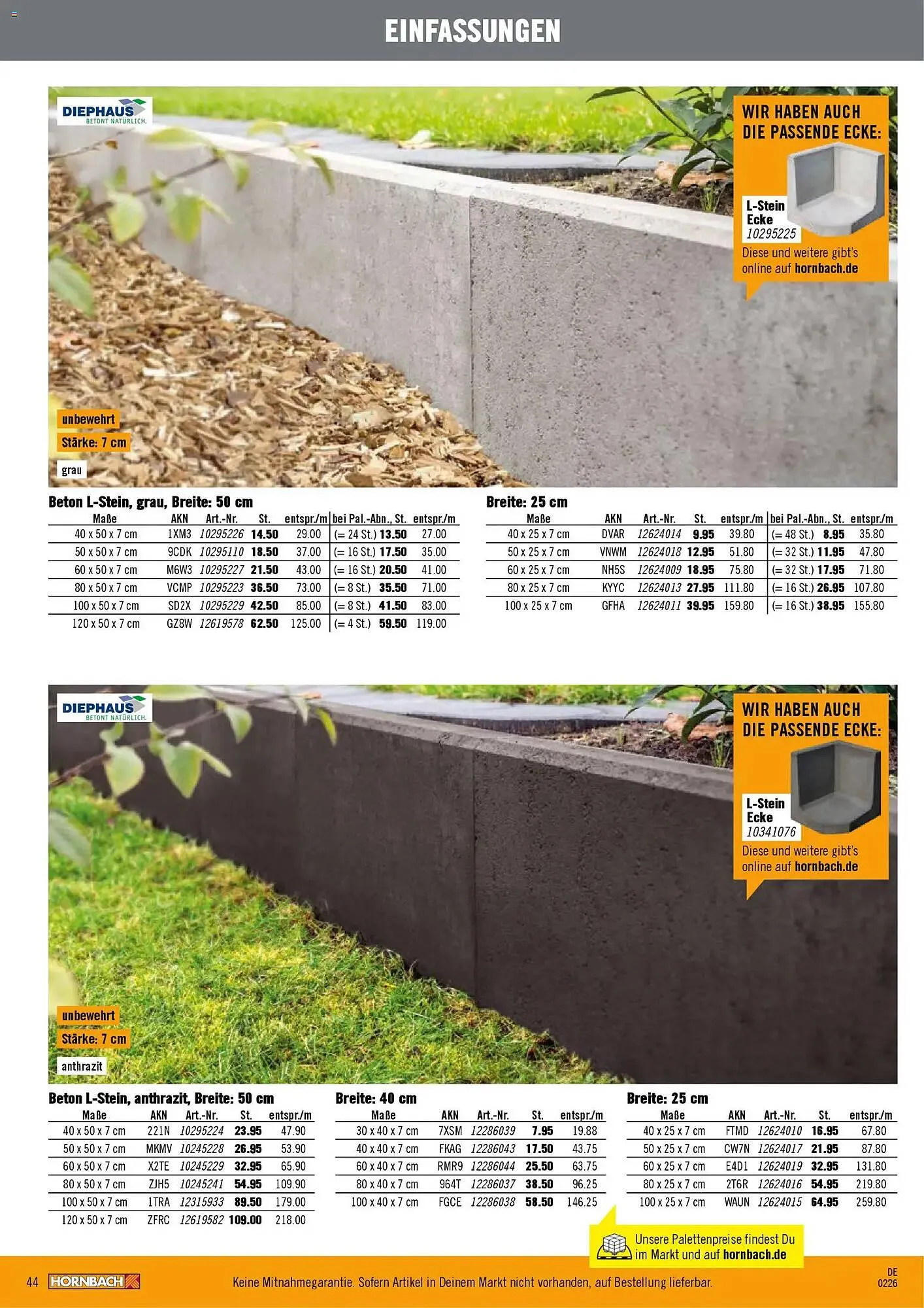 Hornbach Prospekt von 12. Februar bis 31. Dezember 2026 - Prospekt seite 44