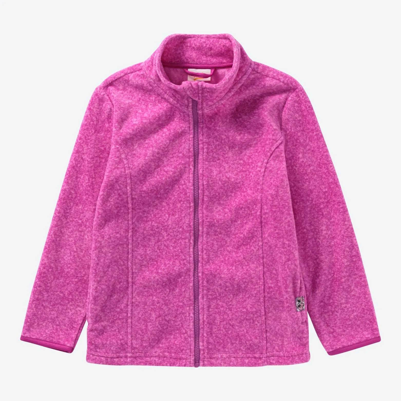 Kinder-Mädchen-Fleecejacke mit Einfassband