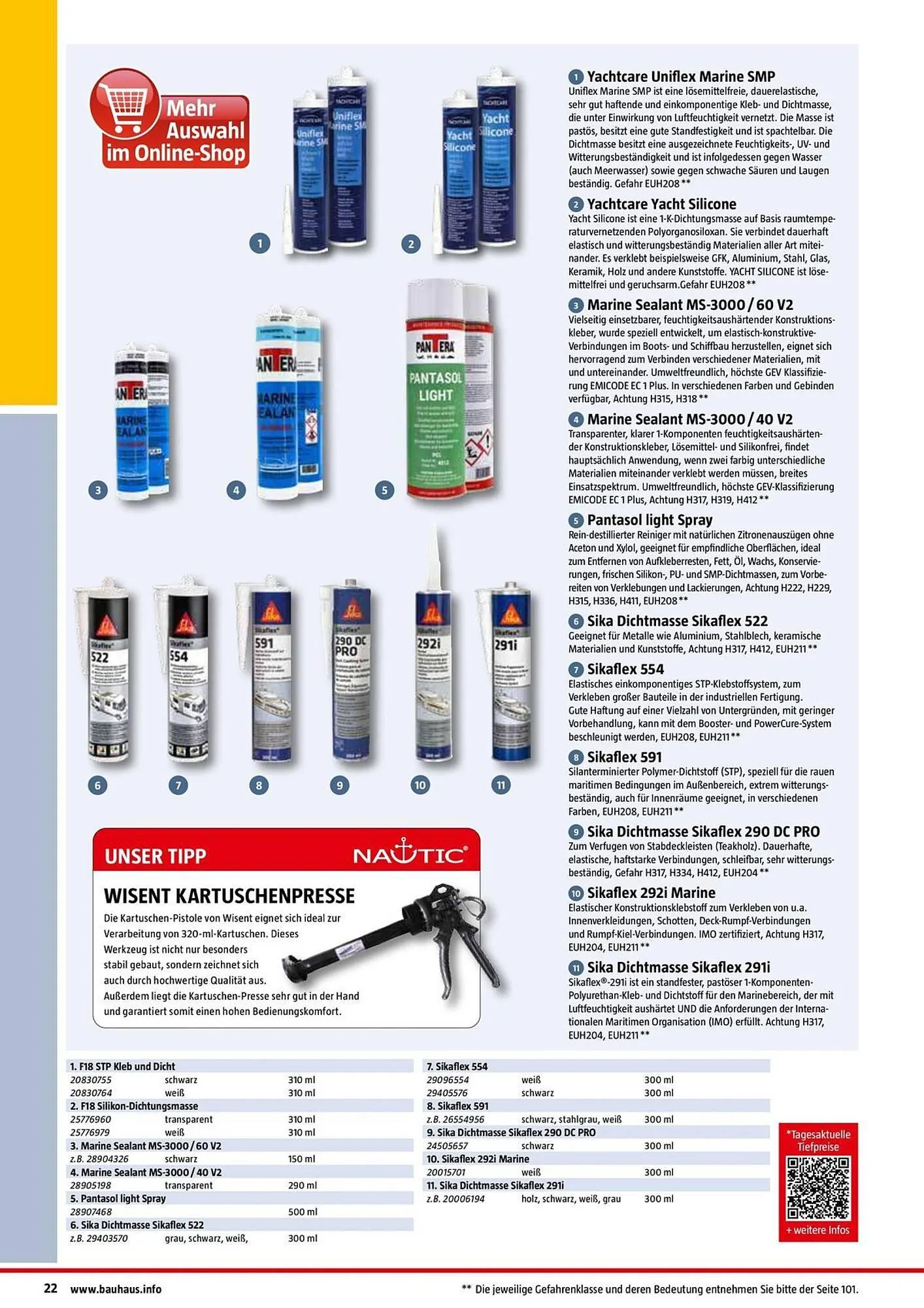 Bauhaus Magazin von 1. Februar bis 28. Februar 2026 - Prospekt seite 22