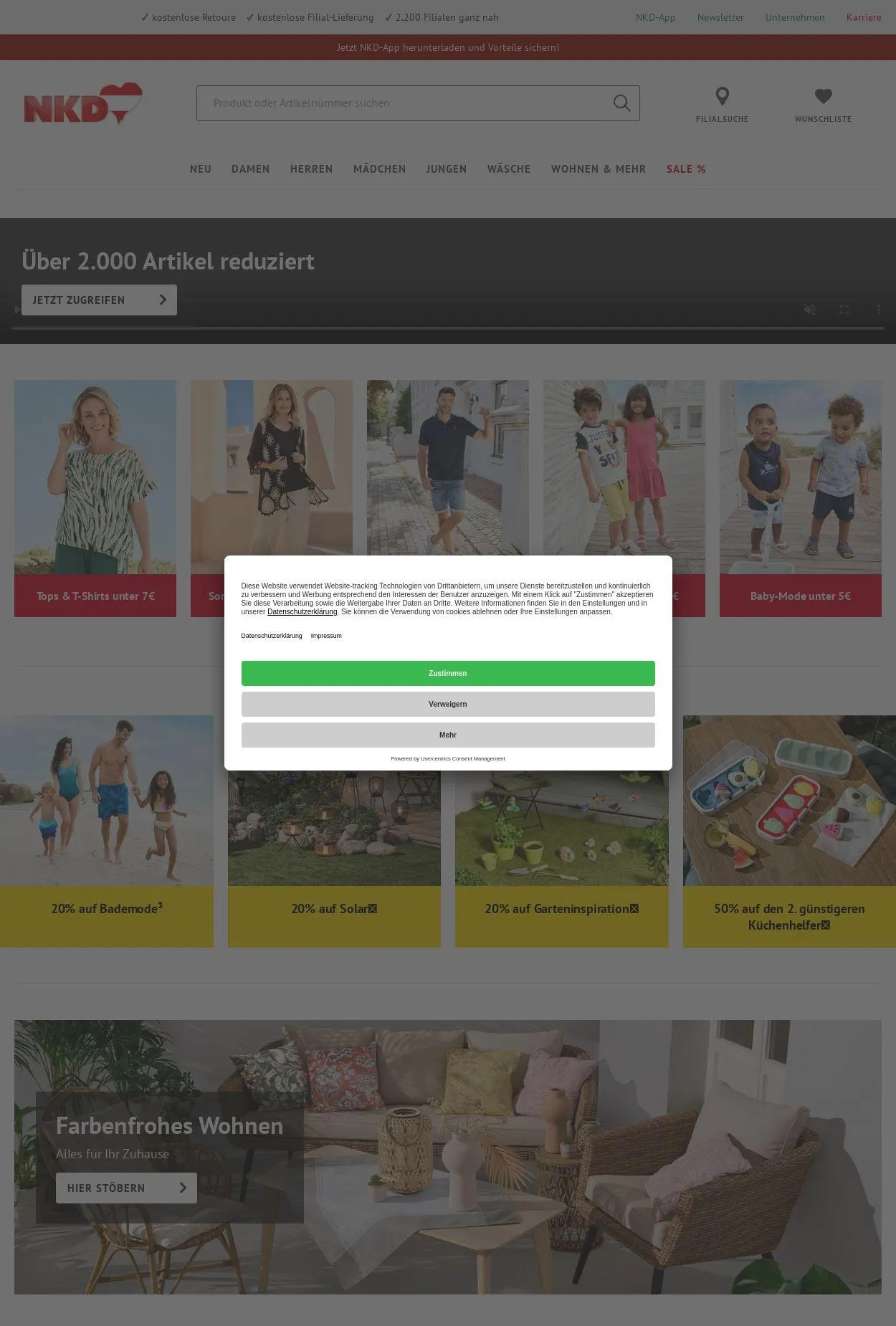 NKD von 21. Juli bis 27. Juli 2025 - Prospekt seite 2