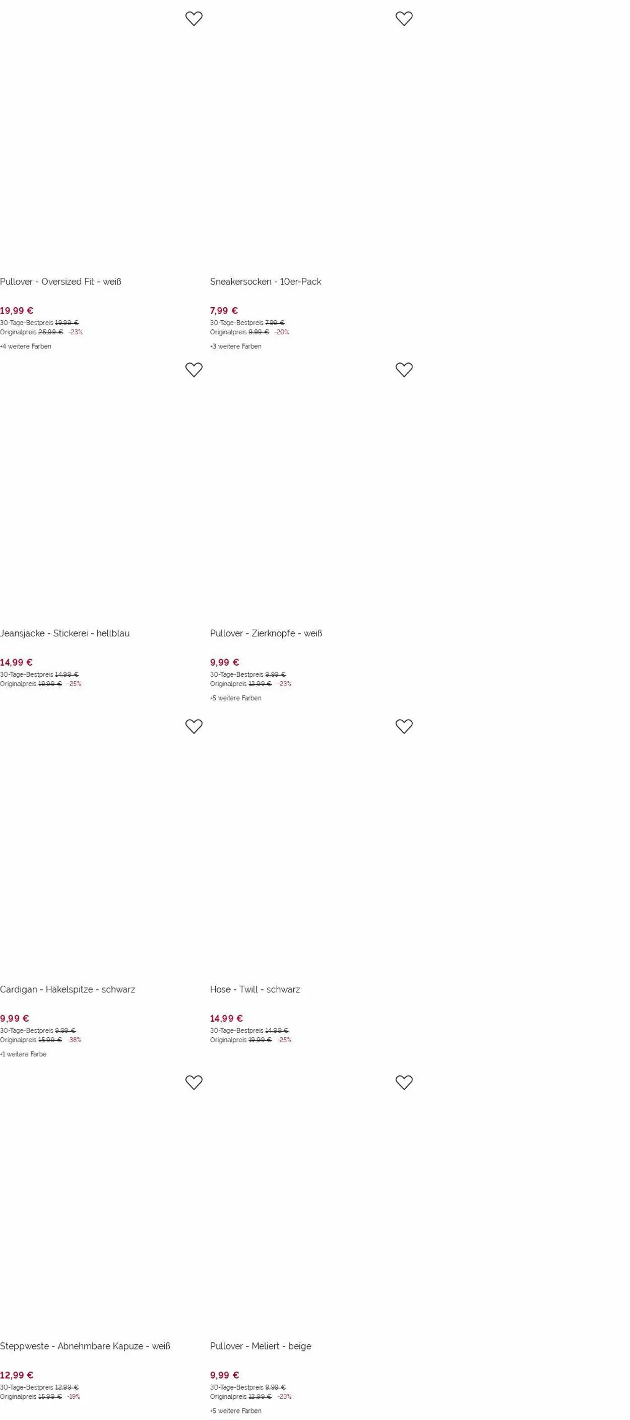 Takko Fashion Aktueller Prospekt von 28. April bis 4. Mai 2025 - Prospekt seite 6