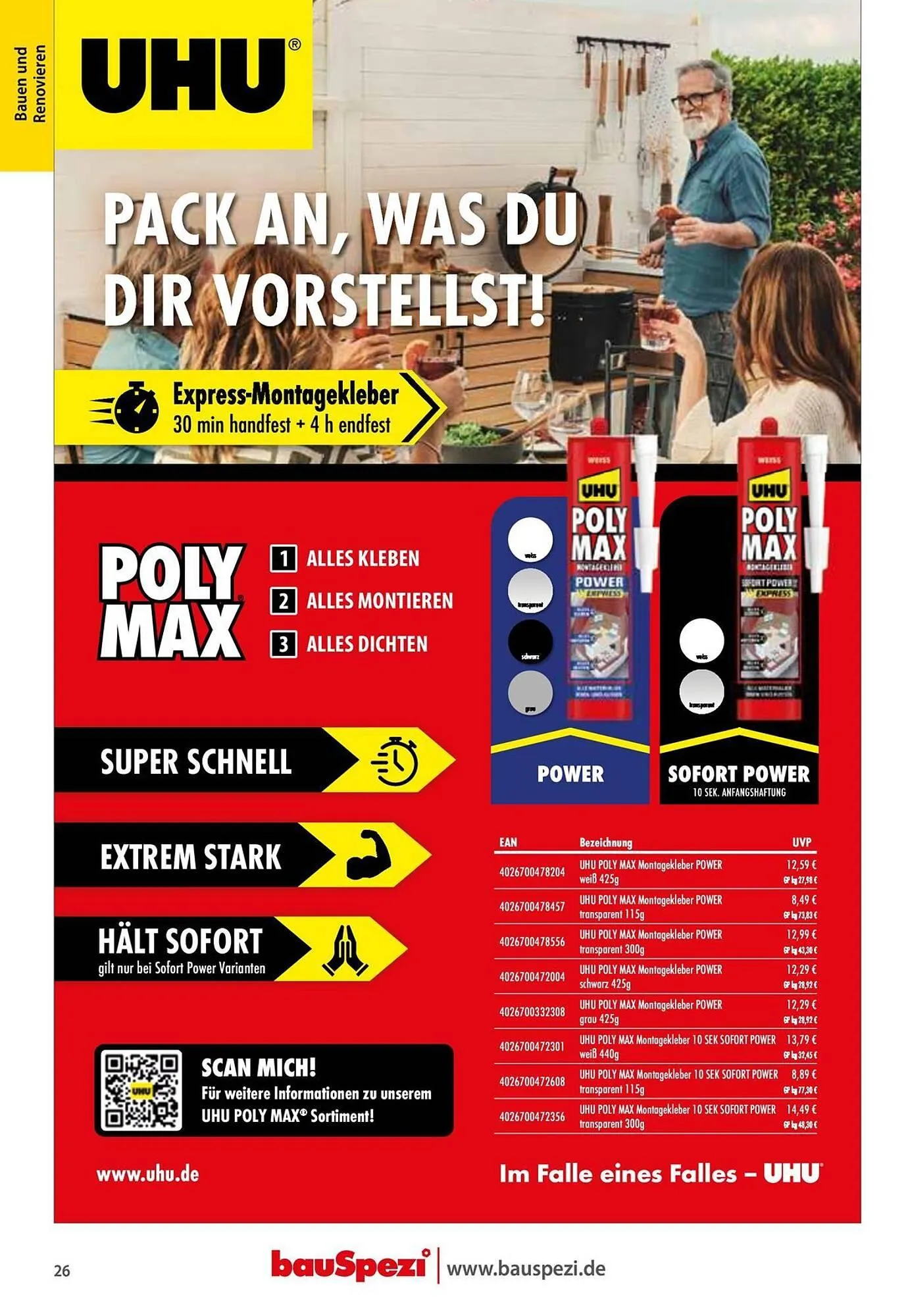 BauSpezi Prospekt von 15. April bis 31. Dezember 2026 - Prospekt seite 28