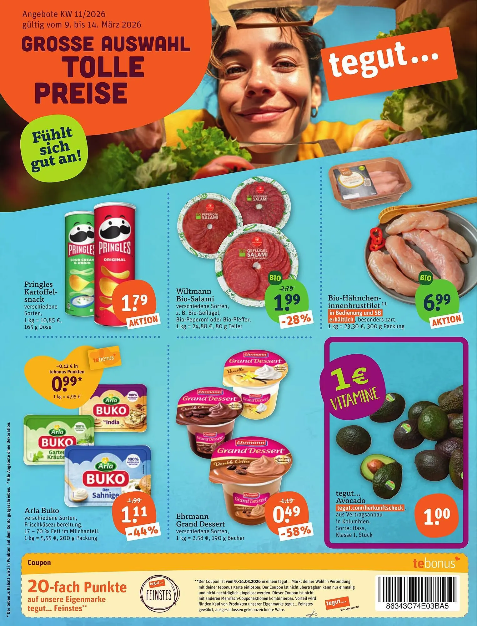 Tegut Prospekt von 13. März bis 14. März 2026 - Prospekt seite 3