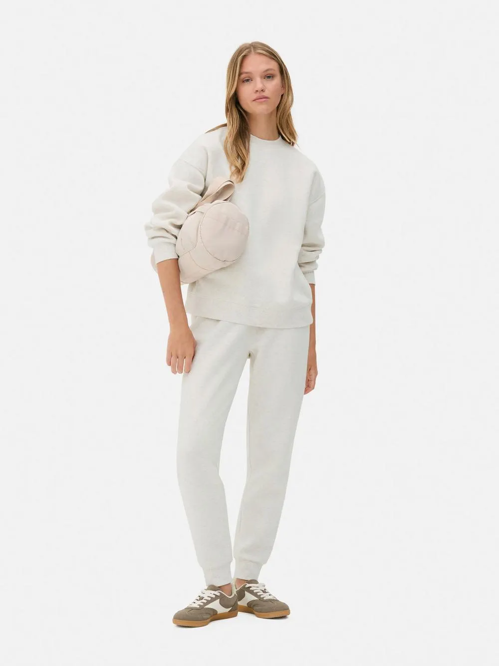 Essential-Sweatshirt mit Rundhalsausschnitt