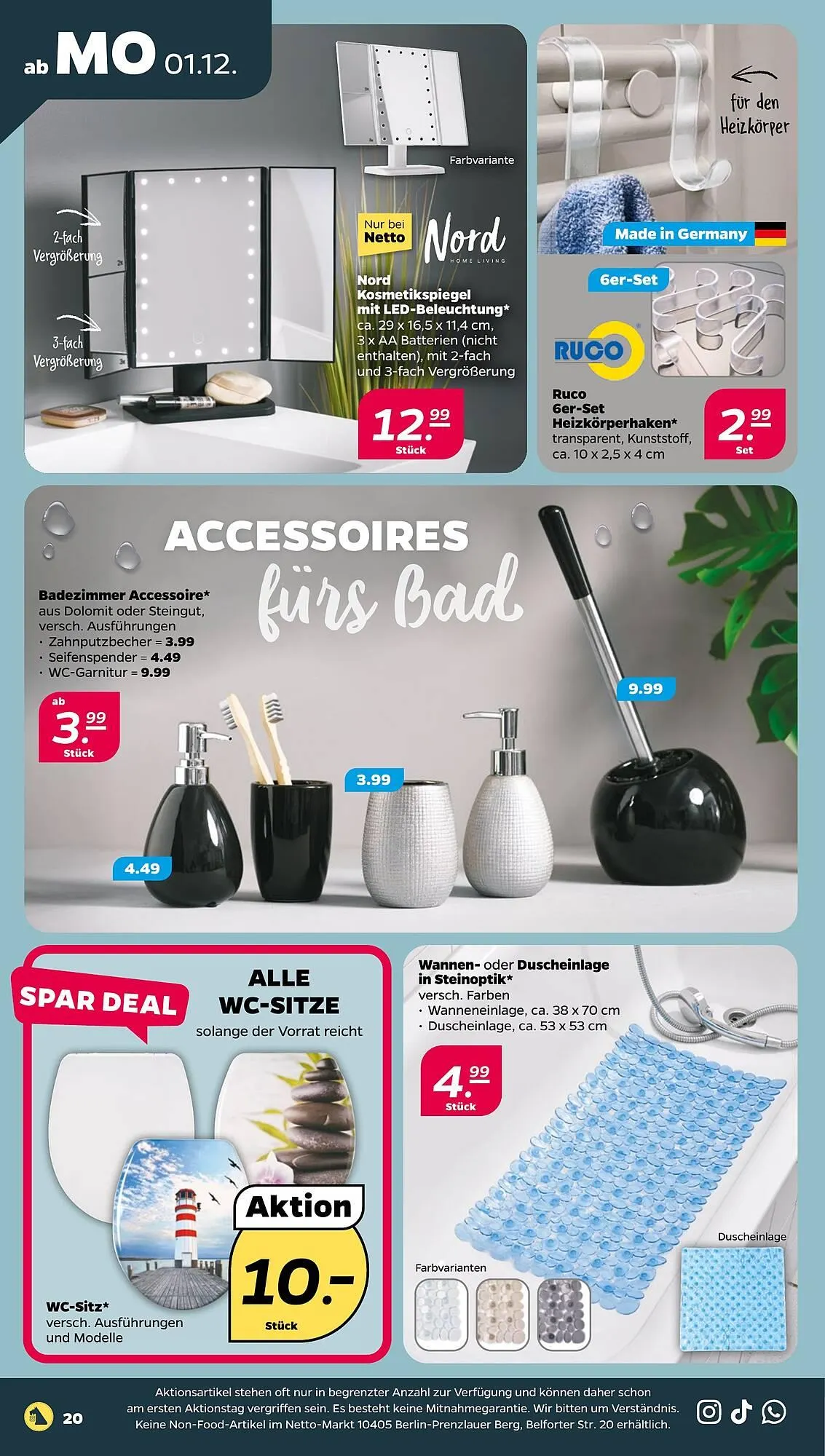 NETTO Prospekt von 1. Dezember bis 6. Dezember 2025 - Prospekt seite 22