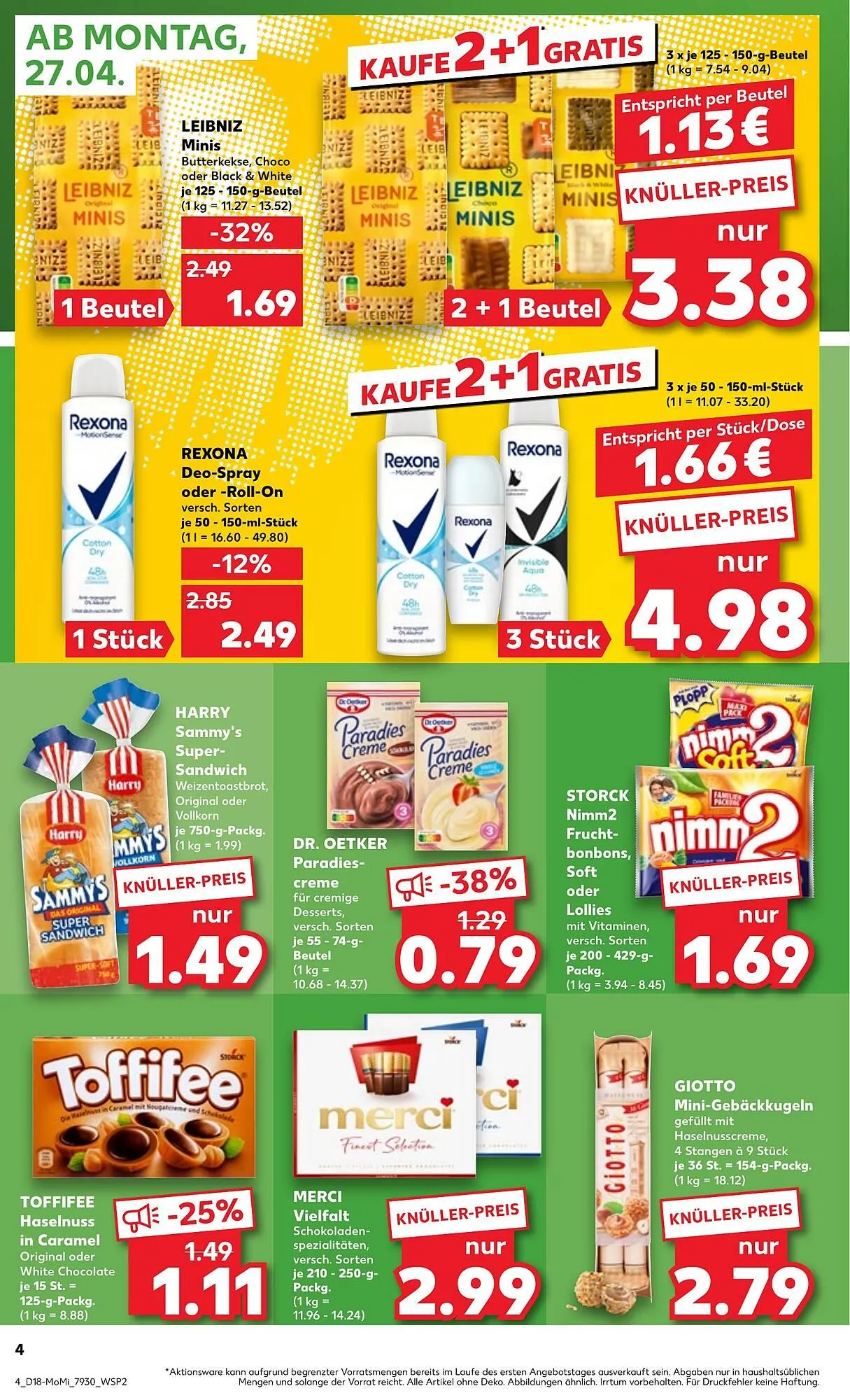 Kaufland Prospekt von 27. April bis 29. April 2026 - Prospekt seite 4