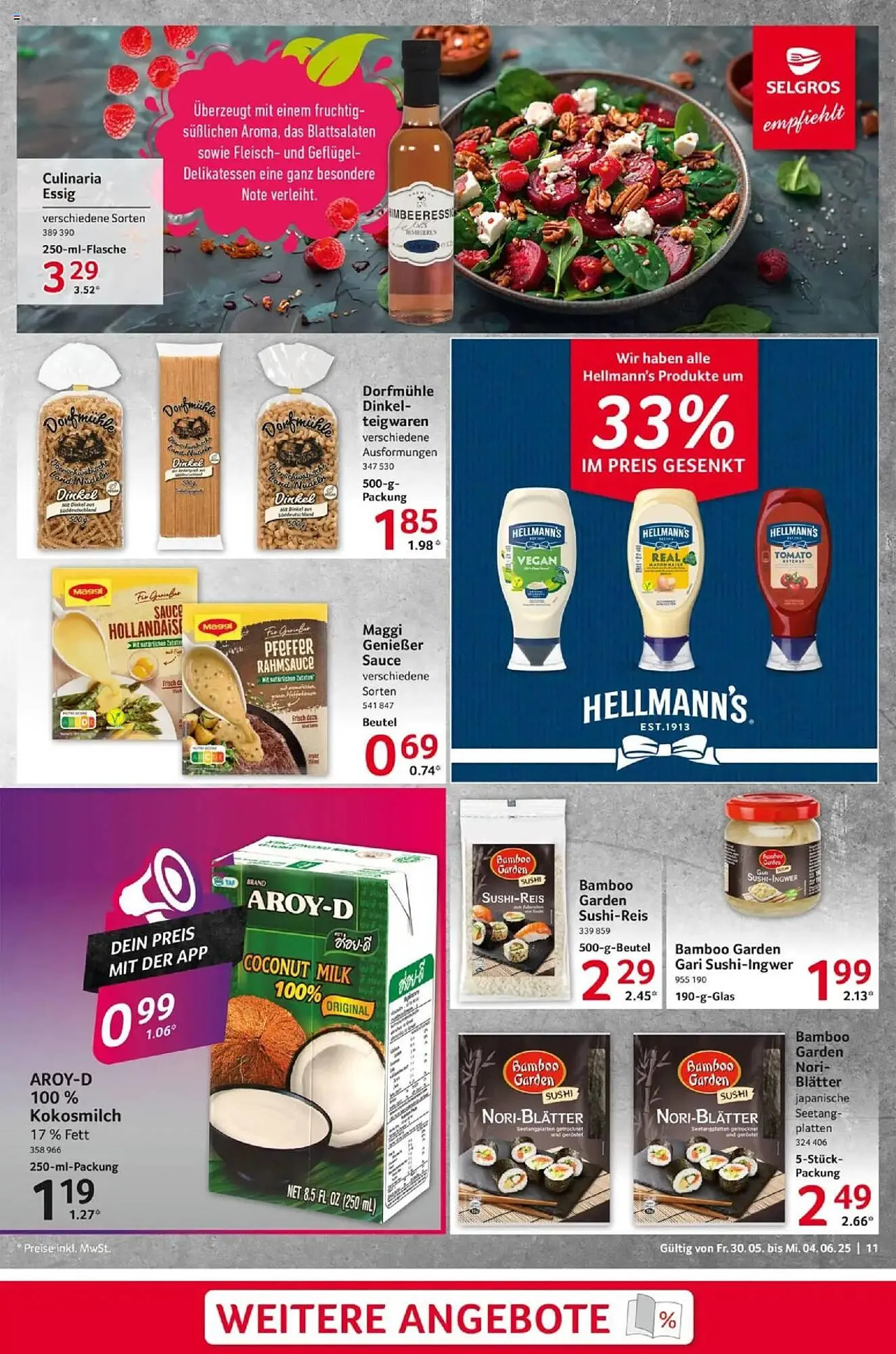 Selgros Prospekt von 30. Mai bis 4. Juni 2025 - Prospekt seite 11