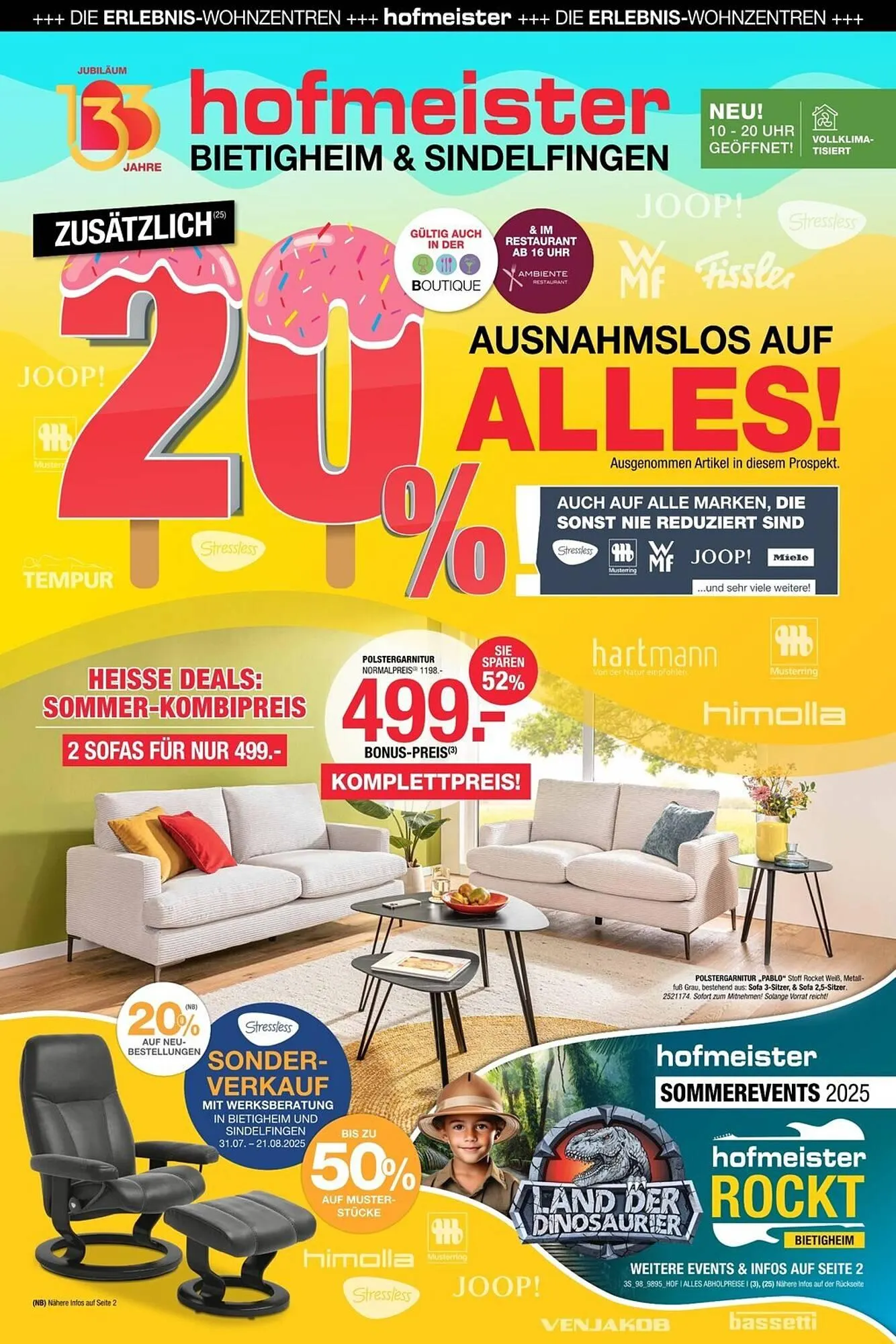 Hofmeister Prospekt von 30. Juli bis 19. August 2025 - Prospekt seite 1