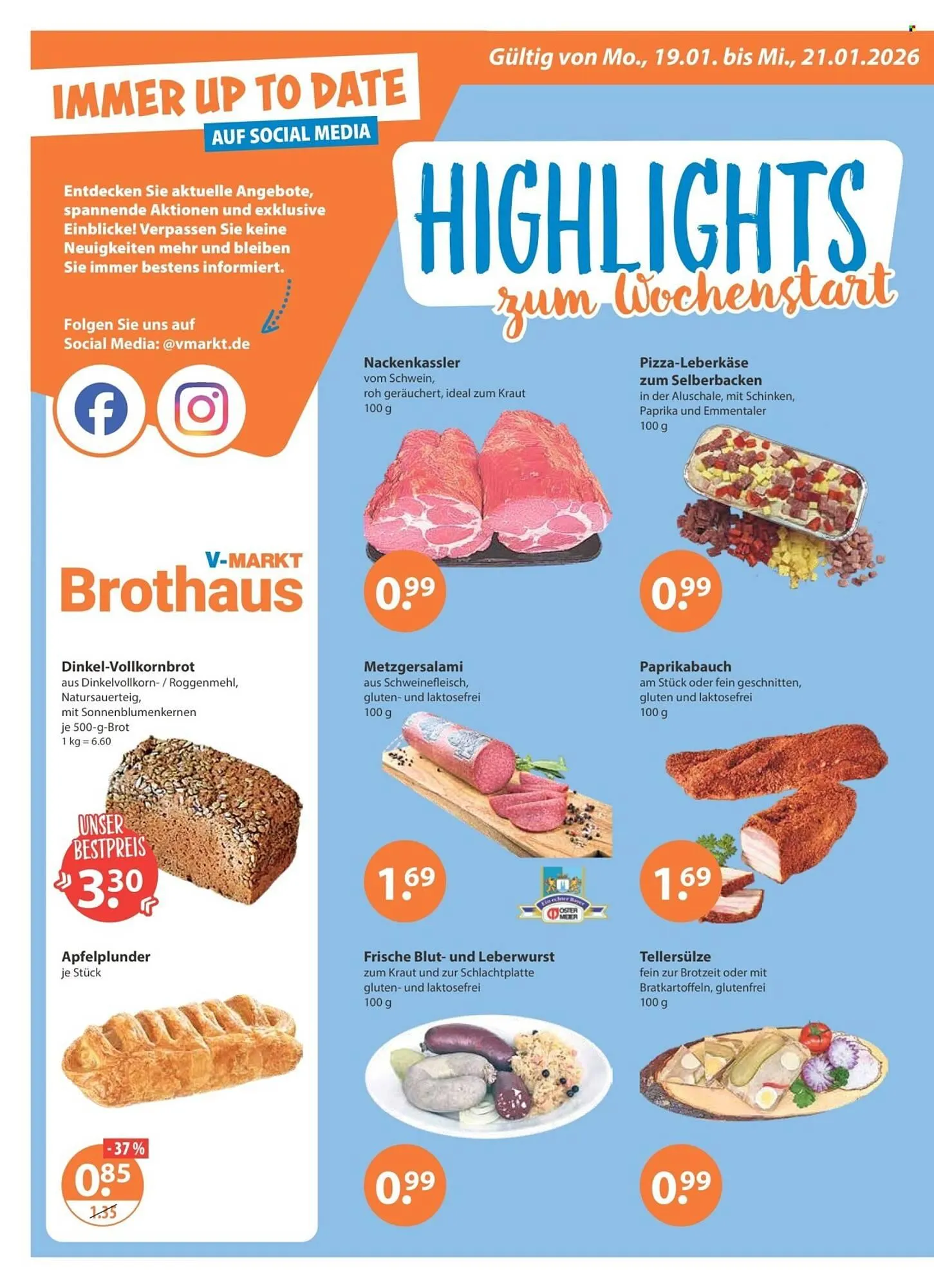 V Markt Prospekt von 15. Januar bis 21. Januar 2026 - Prospekt seite 18