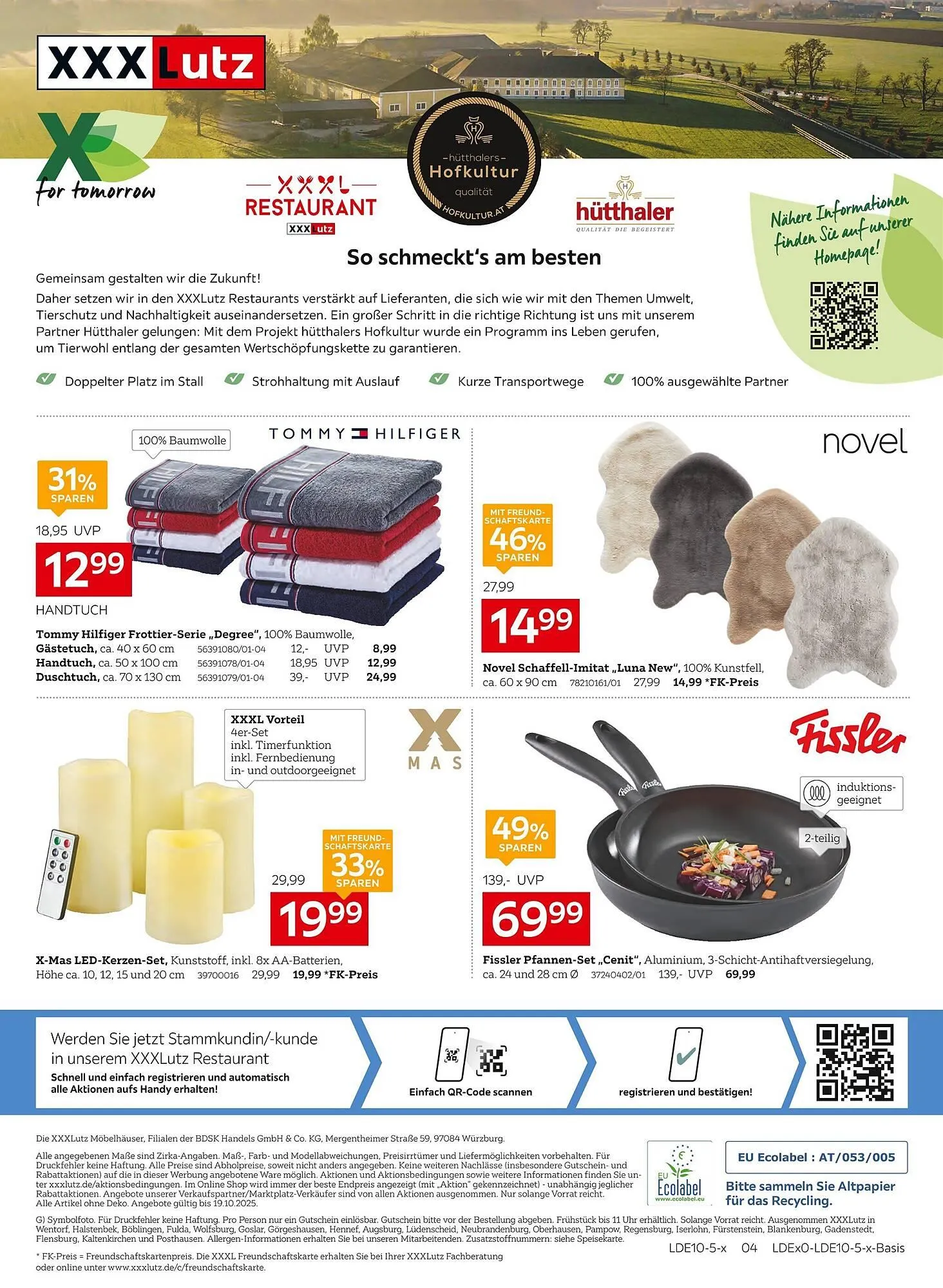 XXXLutz Prospekt von 29. September bis 19. Oktober 2025 - Prospekt seite 14