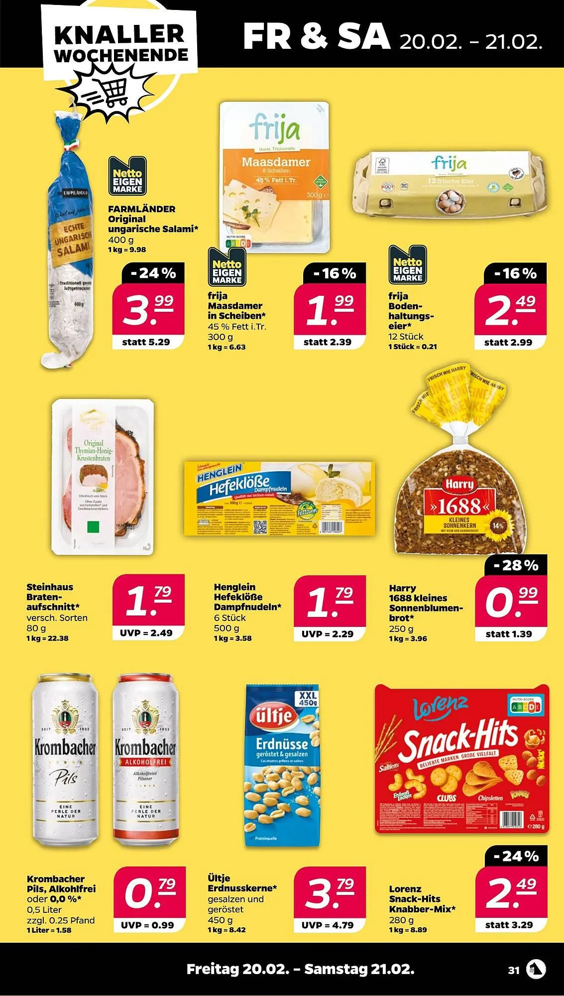 NETTO Prospekt von 16. Februar bis 21. Februar 2026 - Prospekt seite 35