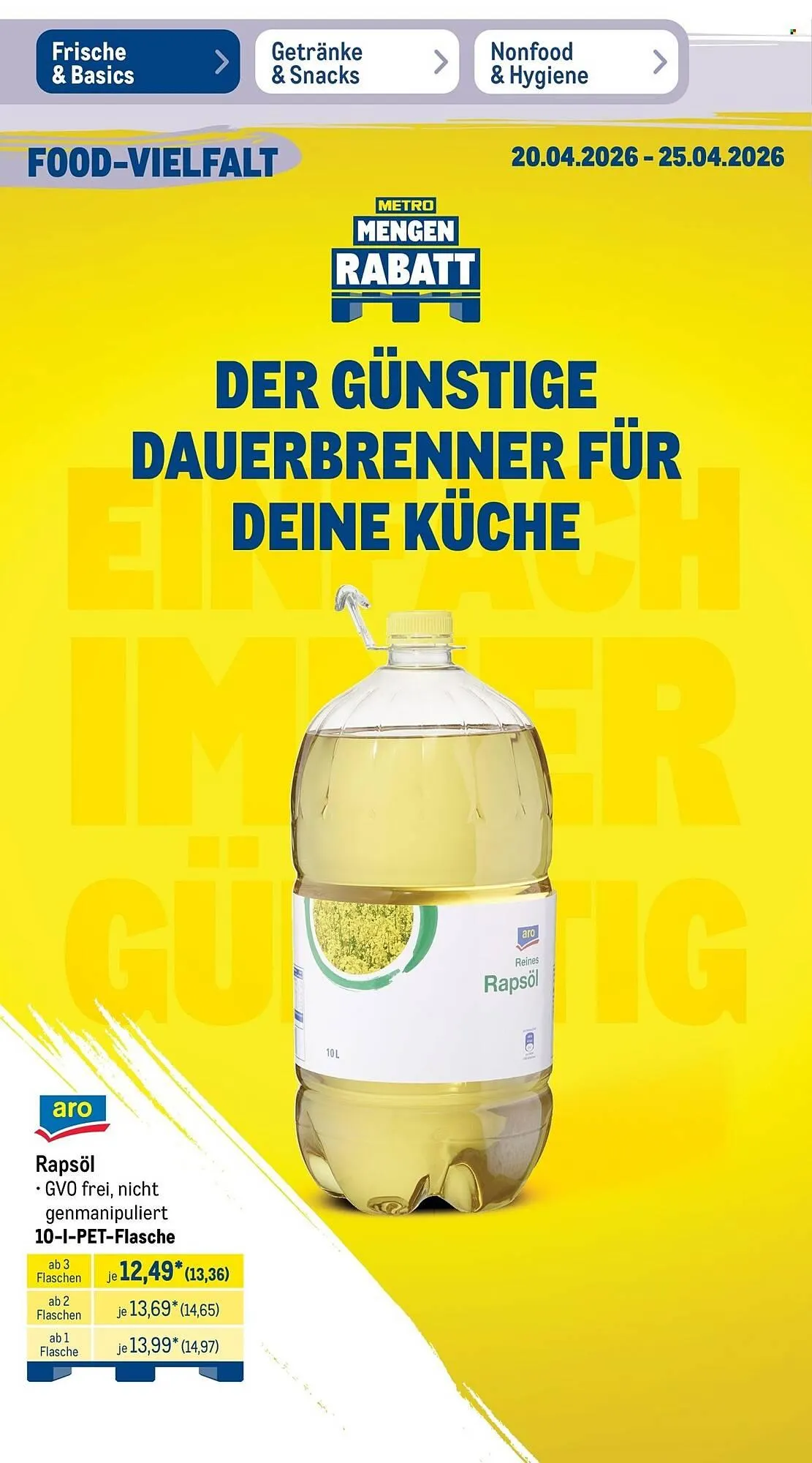 METRO Prospekt von 20. April bis 25. April 2026 - Prospekt seite 18