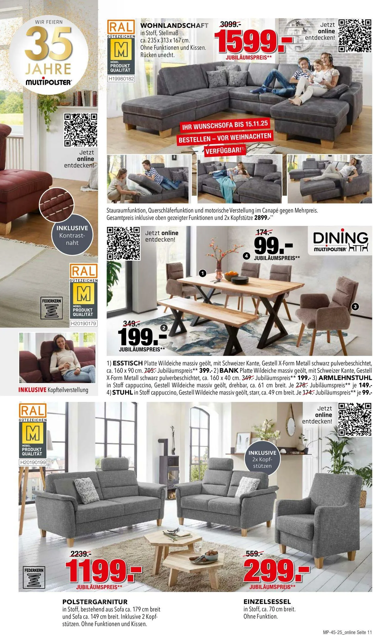 Multipolster Aktueller Prospekt von 5. November bis 19. November 2025 - Prospekt seite 11