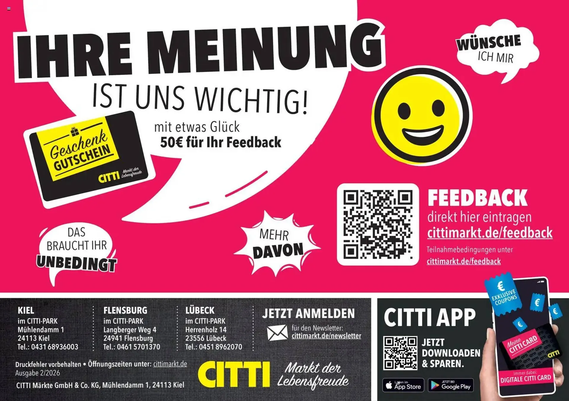 CITTI Markt Prospekt von 20. April bis 19. Juli 2026 - Prospekt seite 24