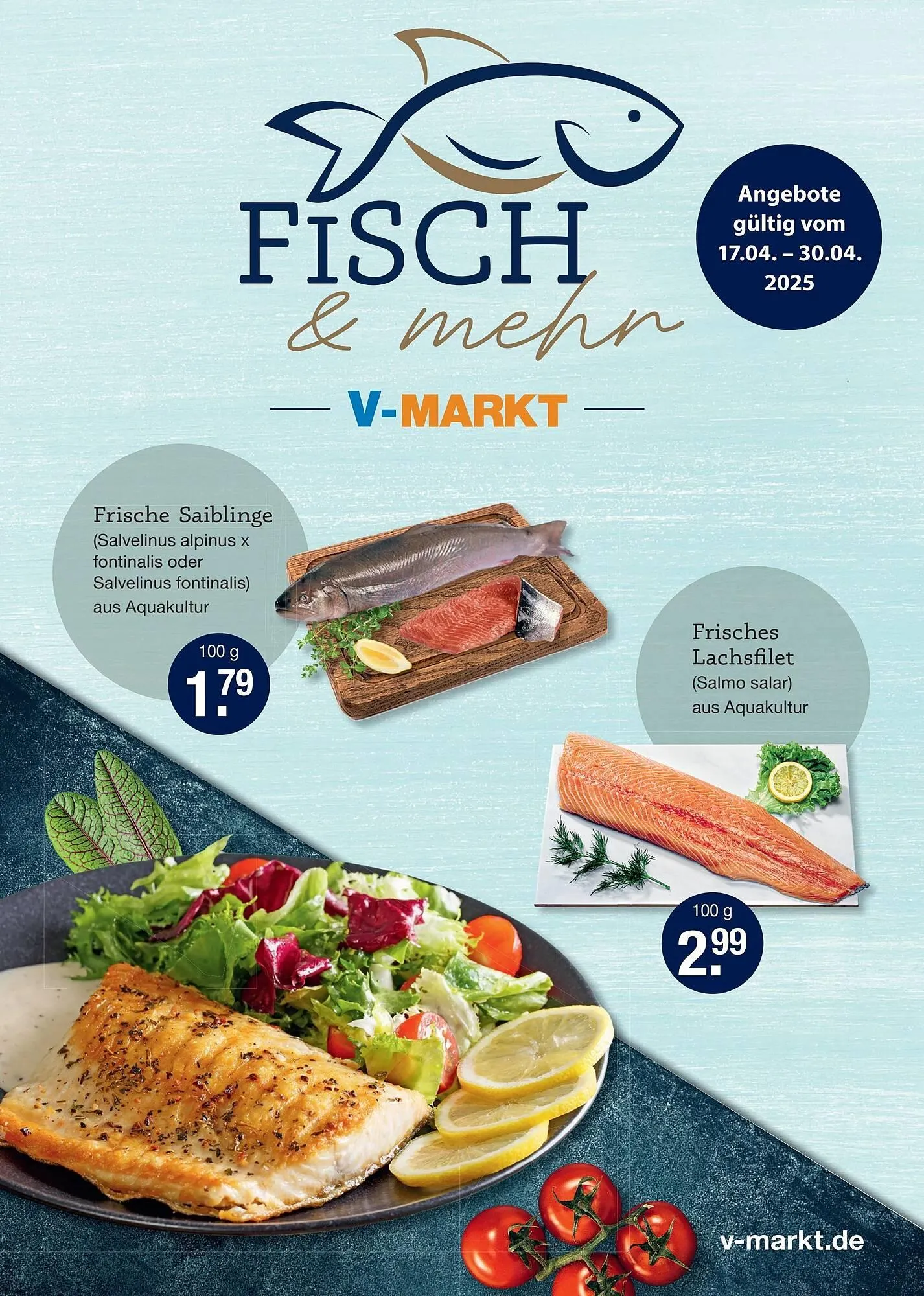 V Markt Prospekt von 17. April bis 30. April 2025 - Prospekt seite 1