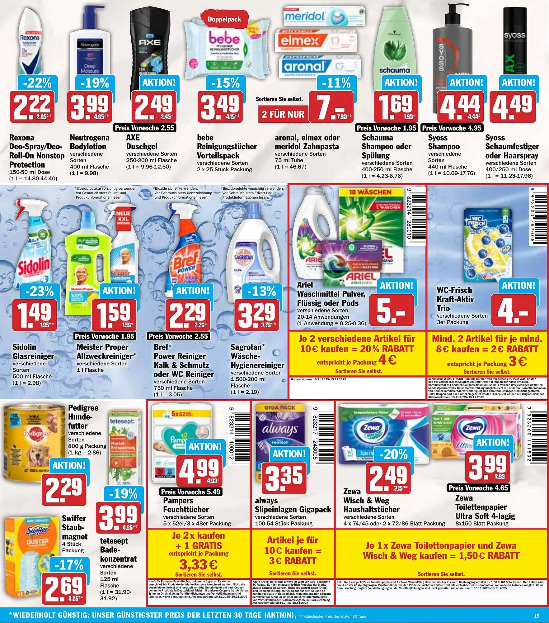 HIT Prospekt von 10. November bis 15. November 2025 - Prospekt seite 15