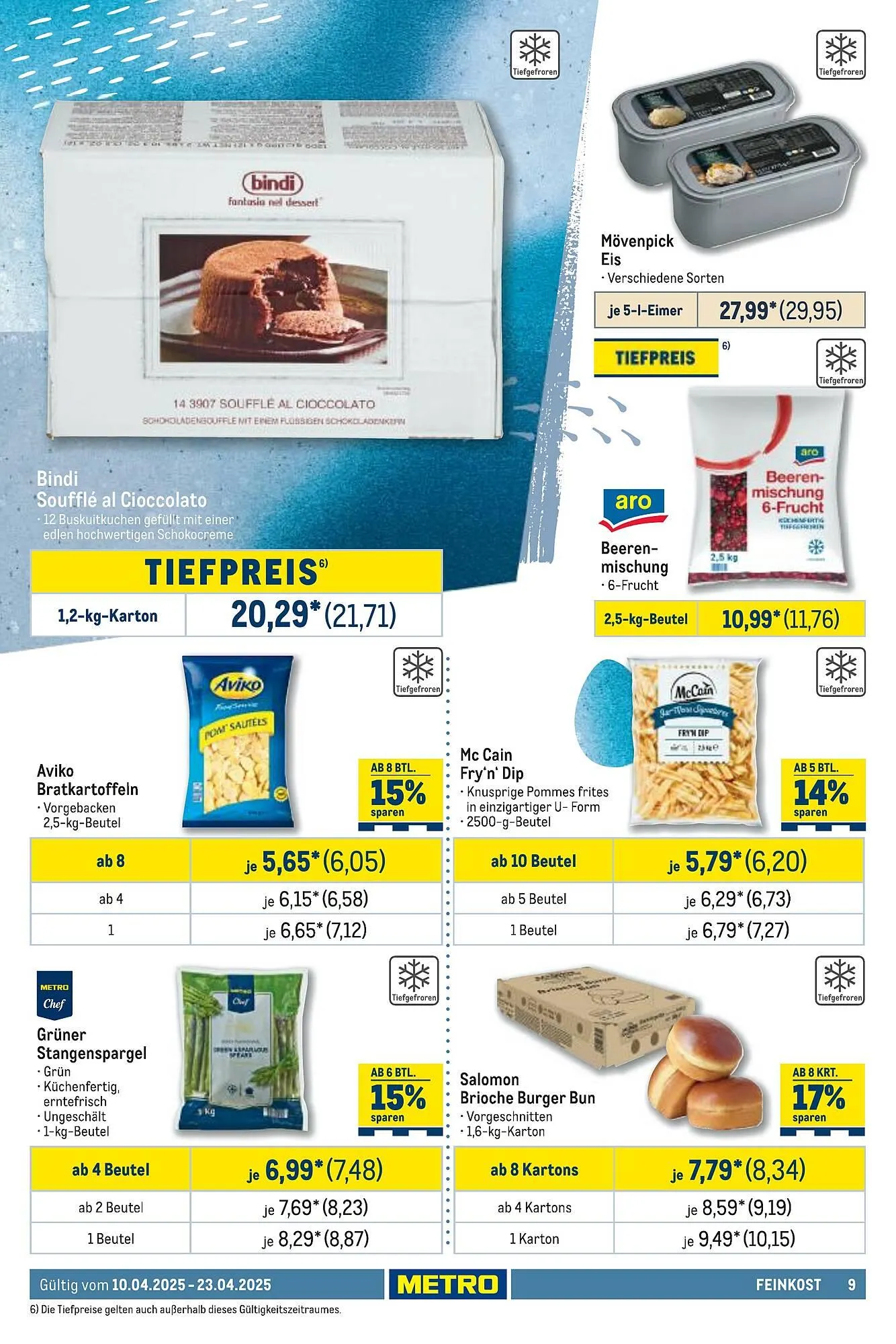 METRO Prospekt von 10. April bis 23. April 2025 - Prospekt seite 9