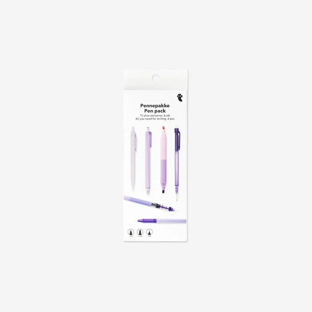 Variety pen pack - 6 pcs