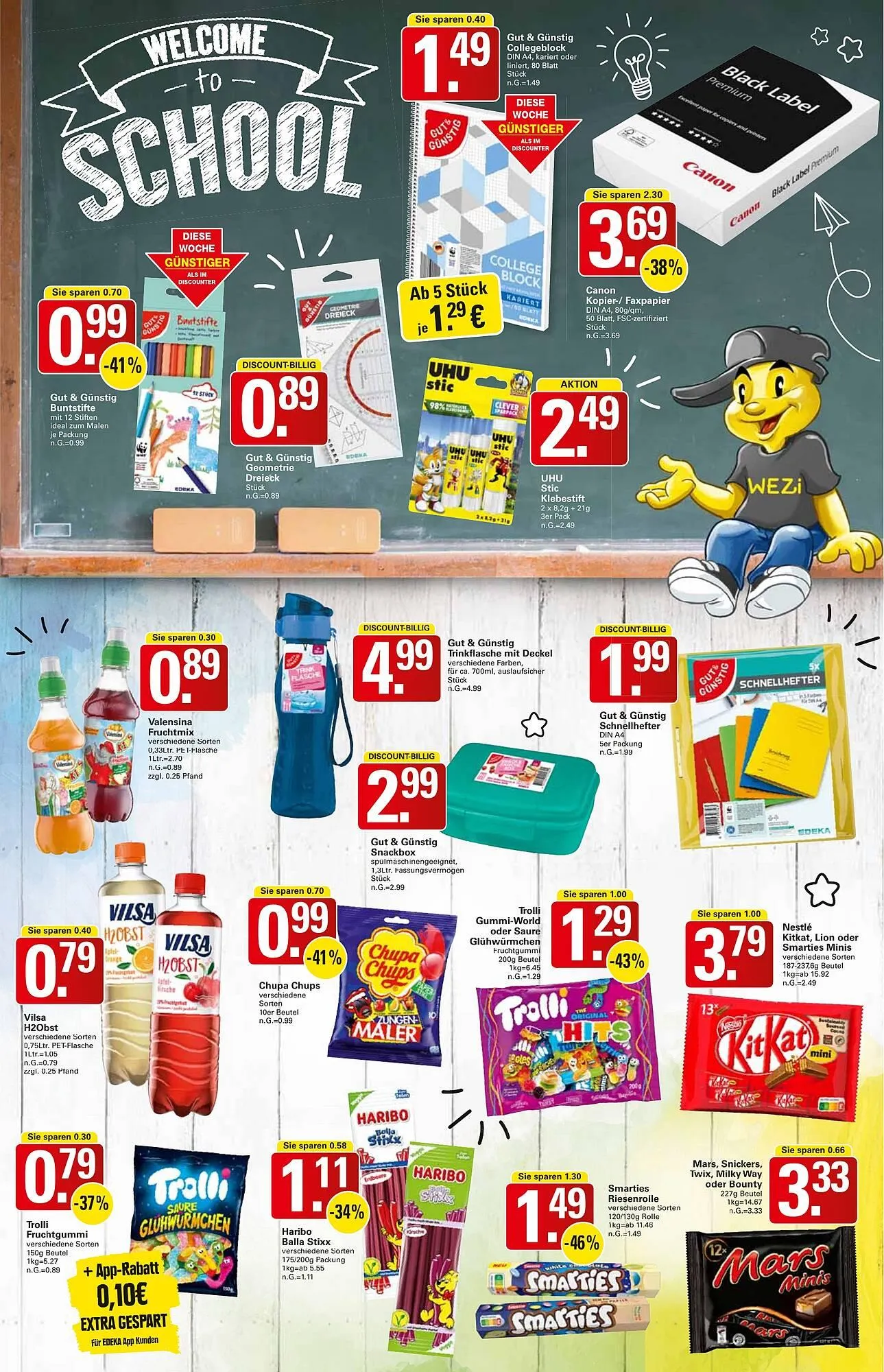 WEZ Prospekt von 4. August bis 9. August 2025 - Prospekt seite 11