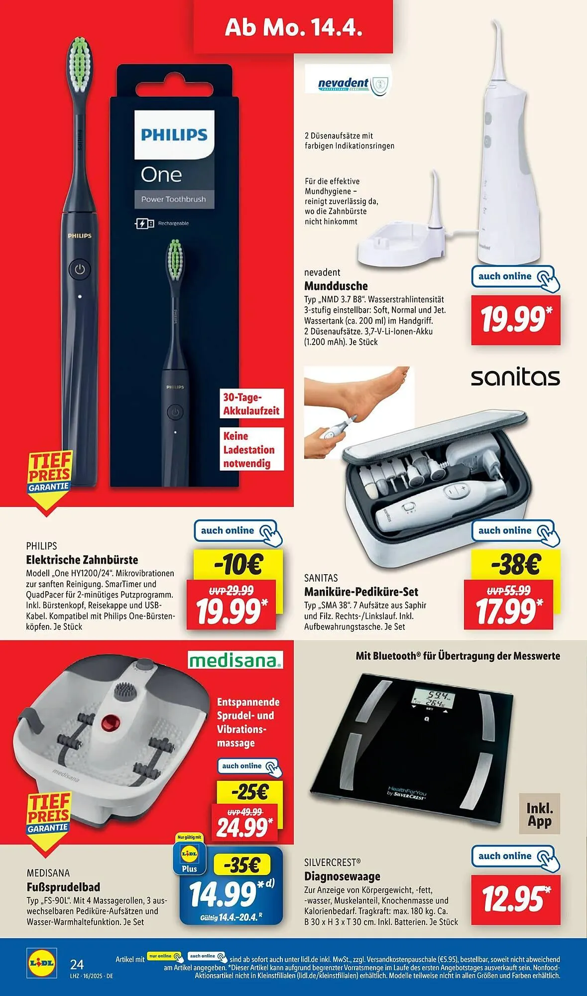 Lidl Prospekt von 14. April bis 20. April 2025 - Prospekt seite 34