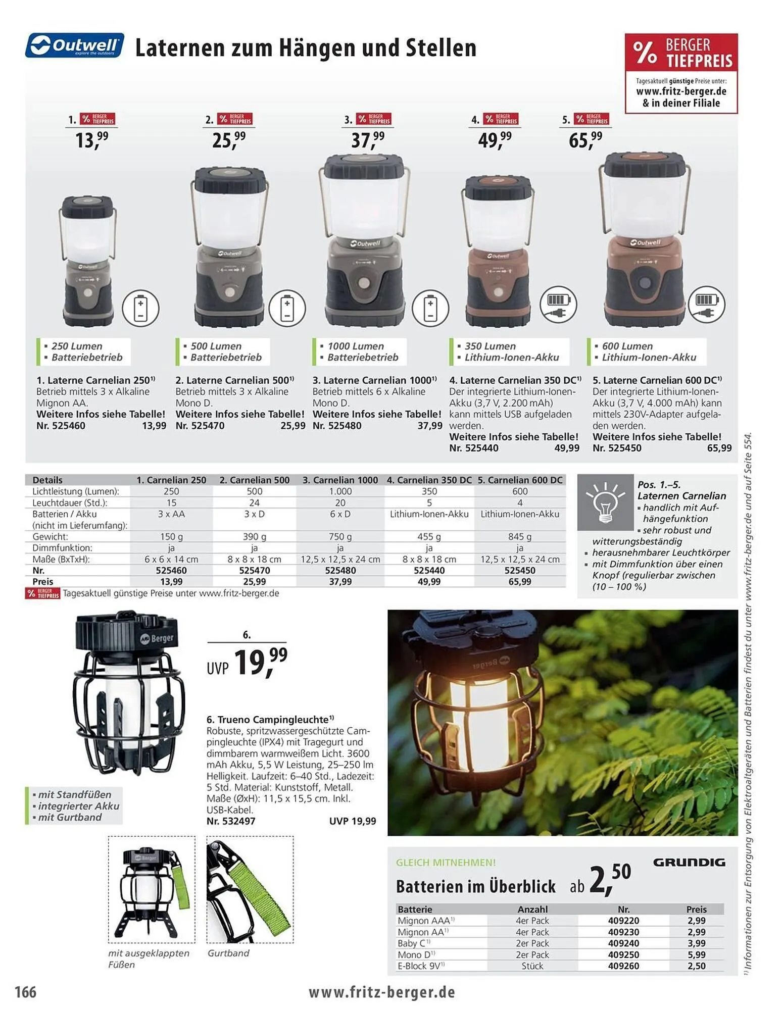 Fritz Berger Prospekt von 27. Mai bis 31. Dezember 2025 - Prospekt seite 166