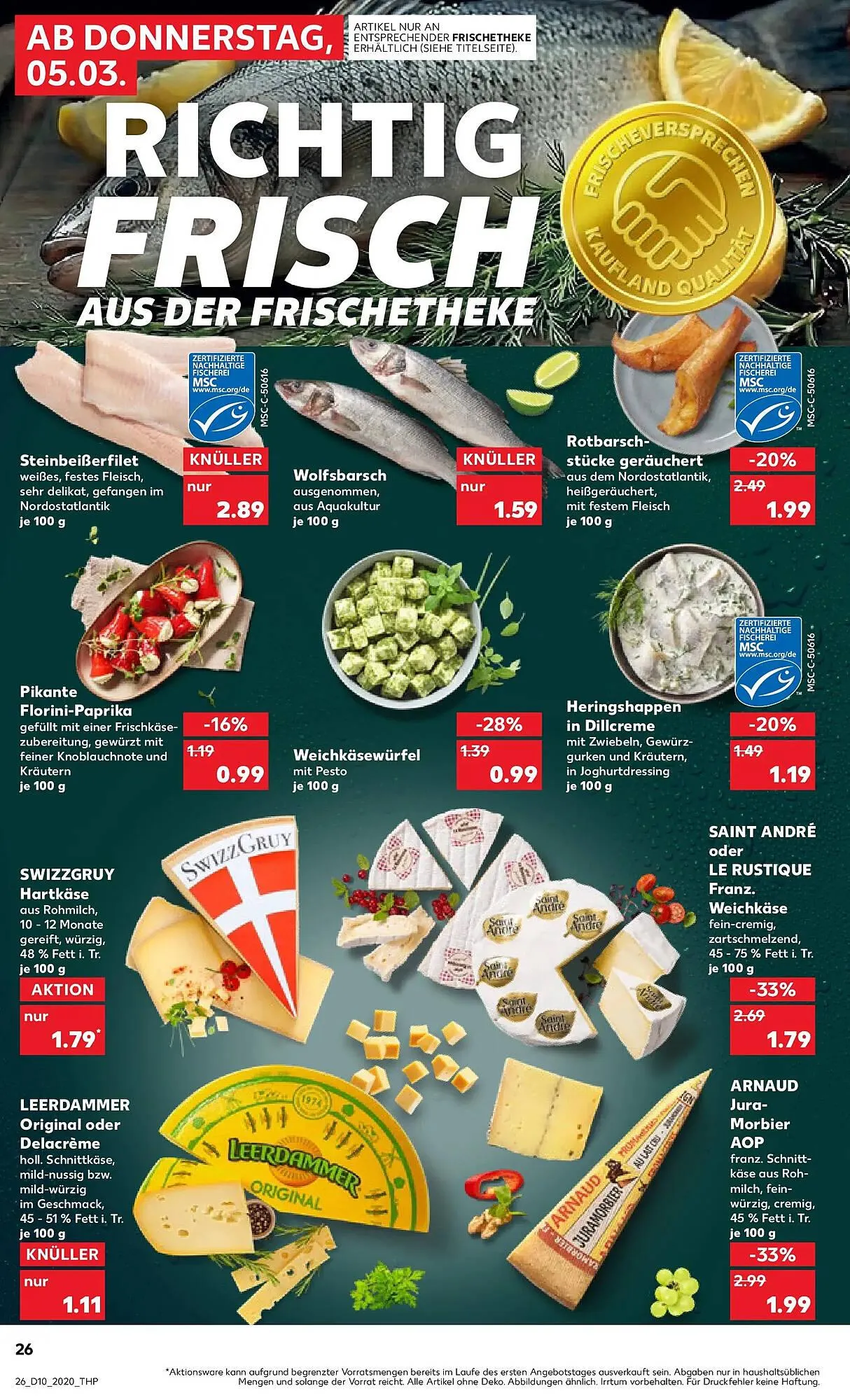 Kaufland Prospekt von 5. März bis 11. März 2026 - Prospekt seite 26