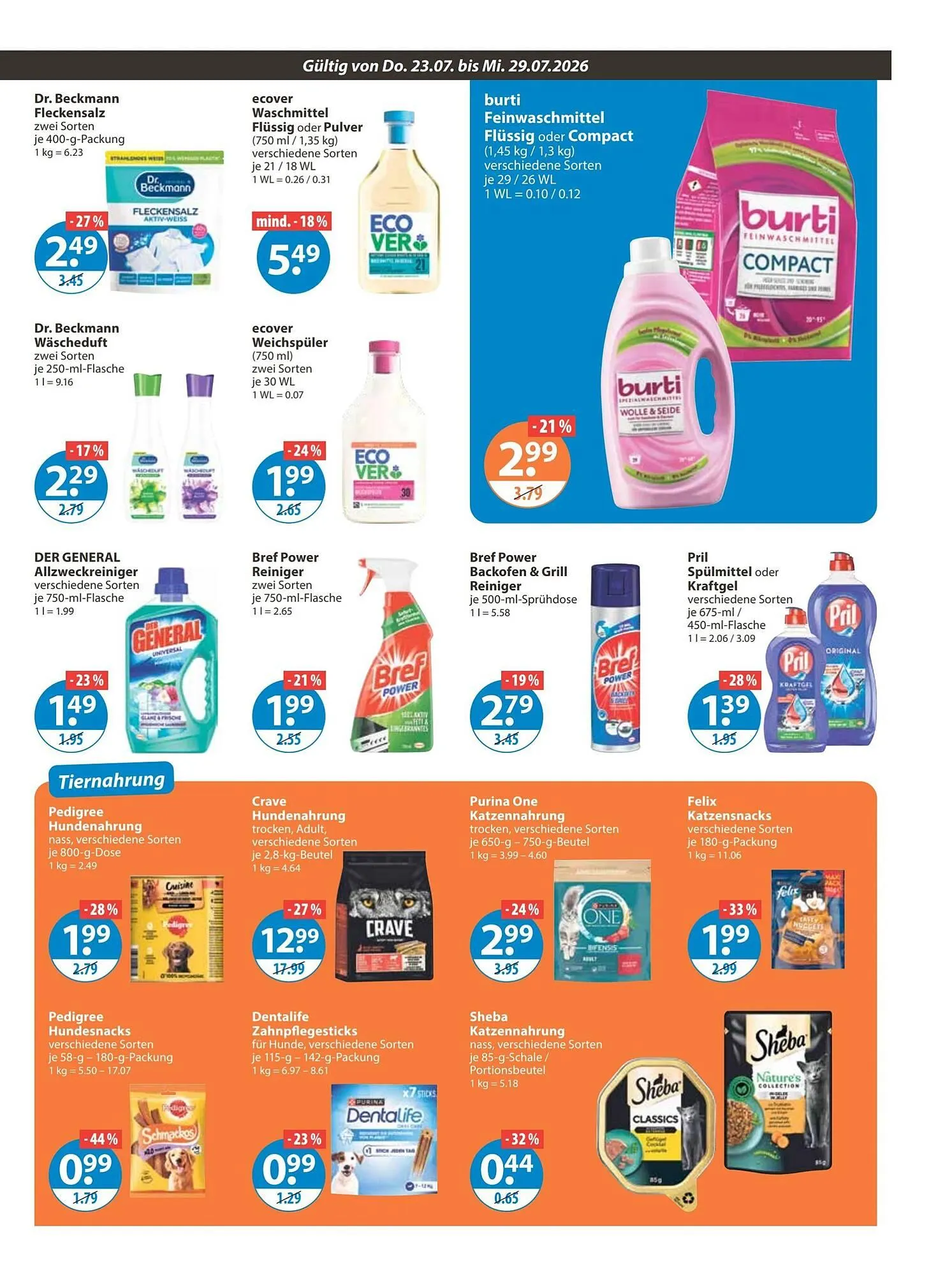 V Markt Prospekt von 23. Juli bis 30. Juli 2026 - Prospekt seite 11