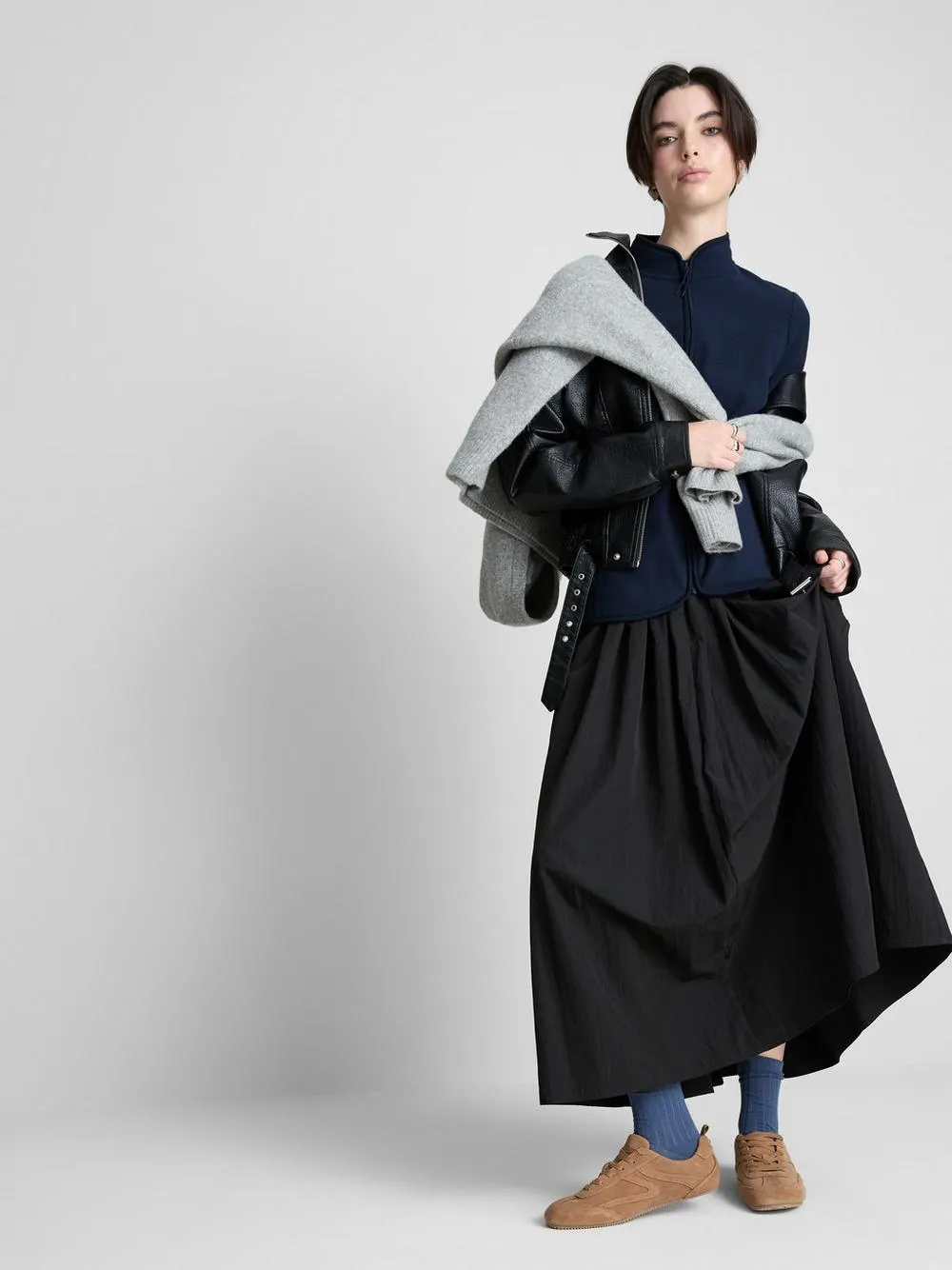 Fleecejacke mit Reißverschluss