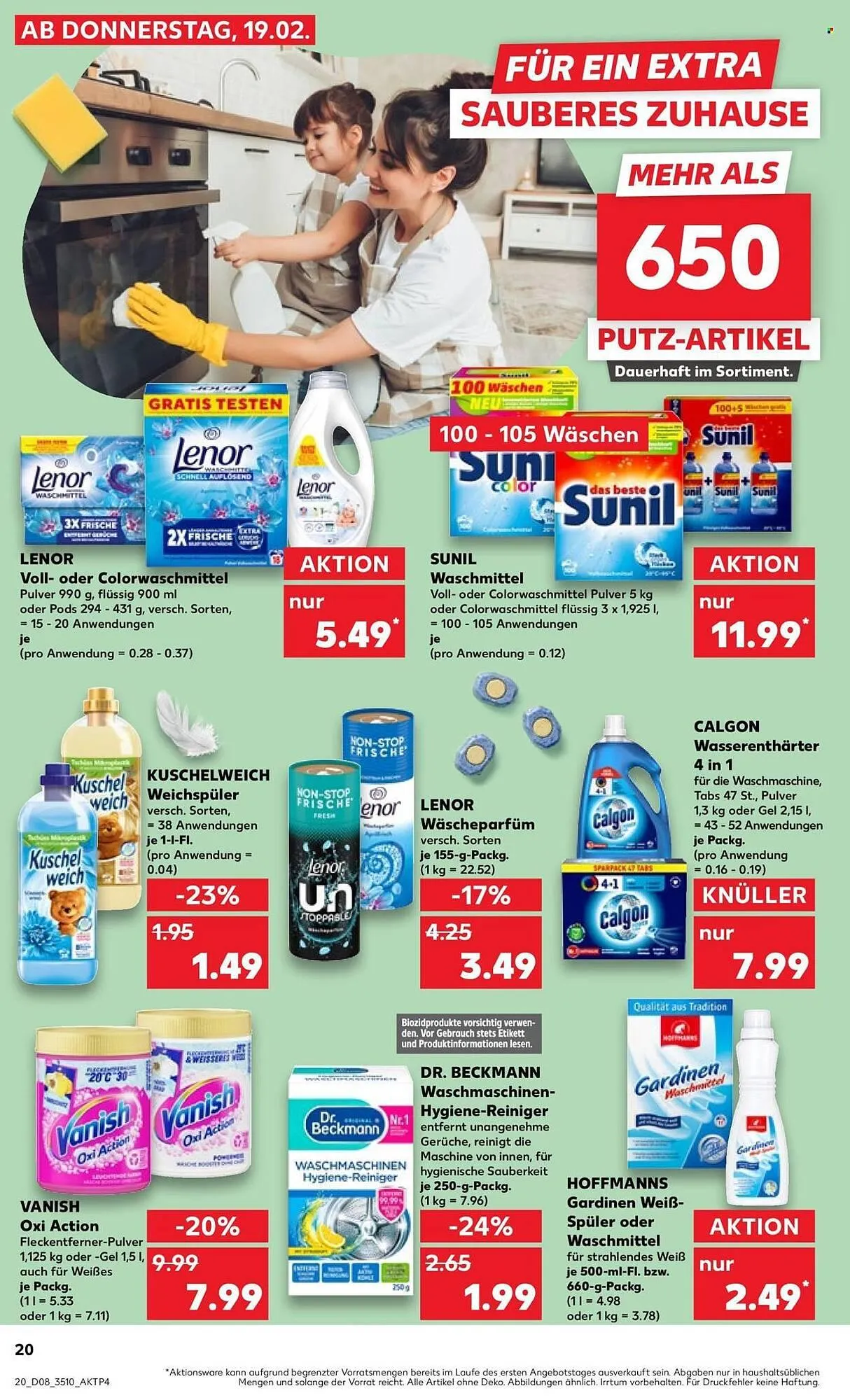 Kaufland Prospekt von 19. Februar bis 25. Februar 2026 - Prospekt seite 20