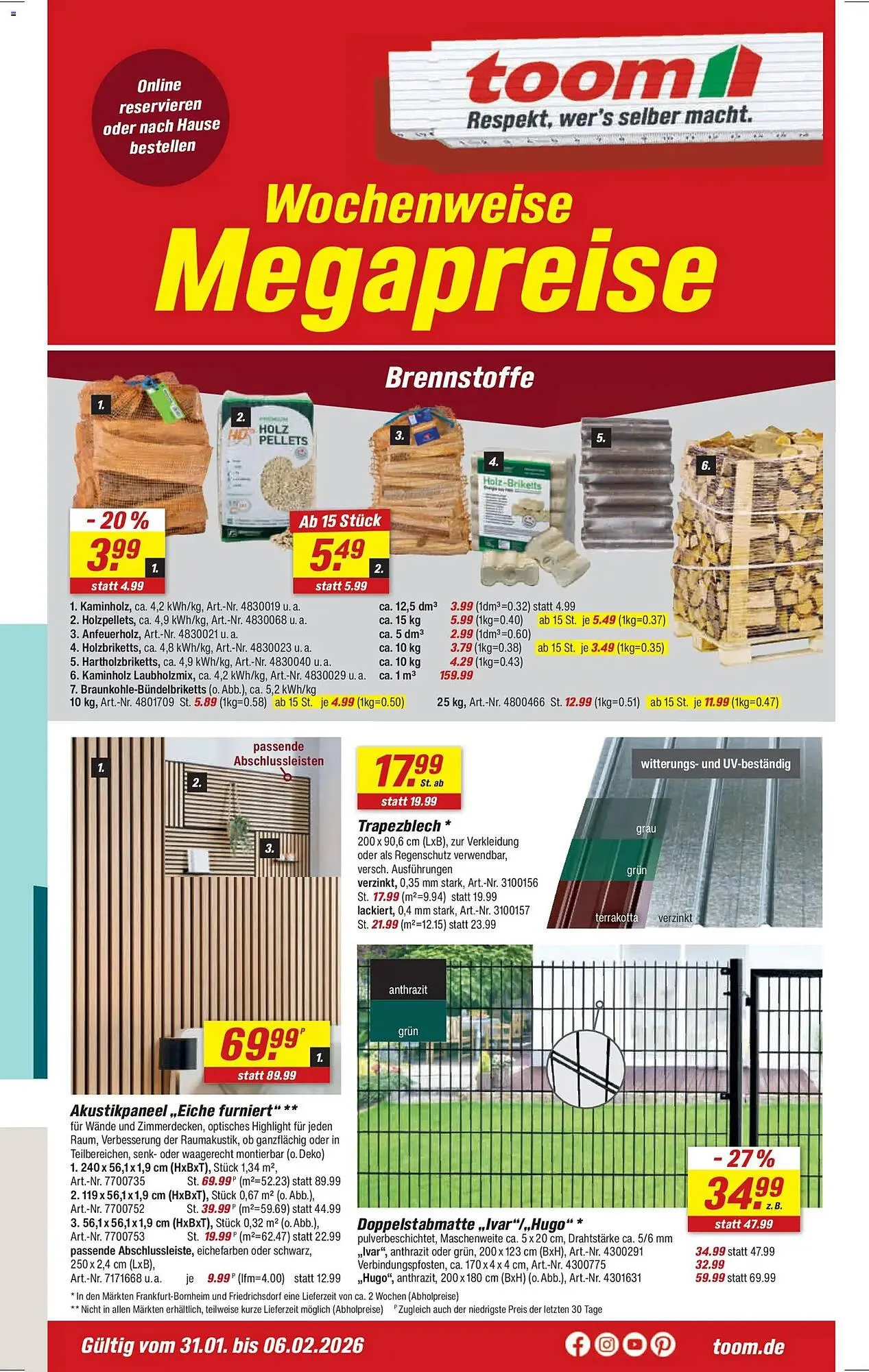 Toom Baumarkt Prospekt - 1