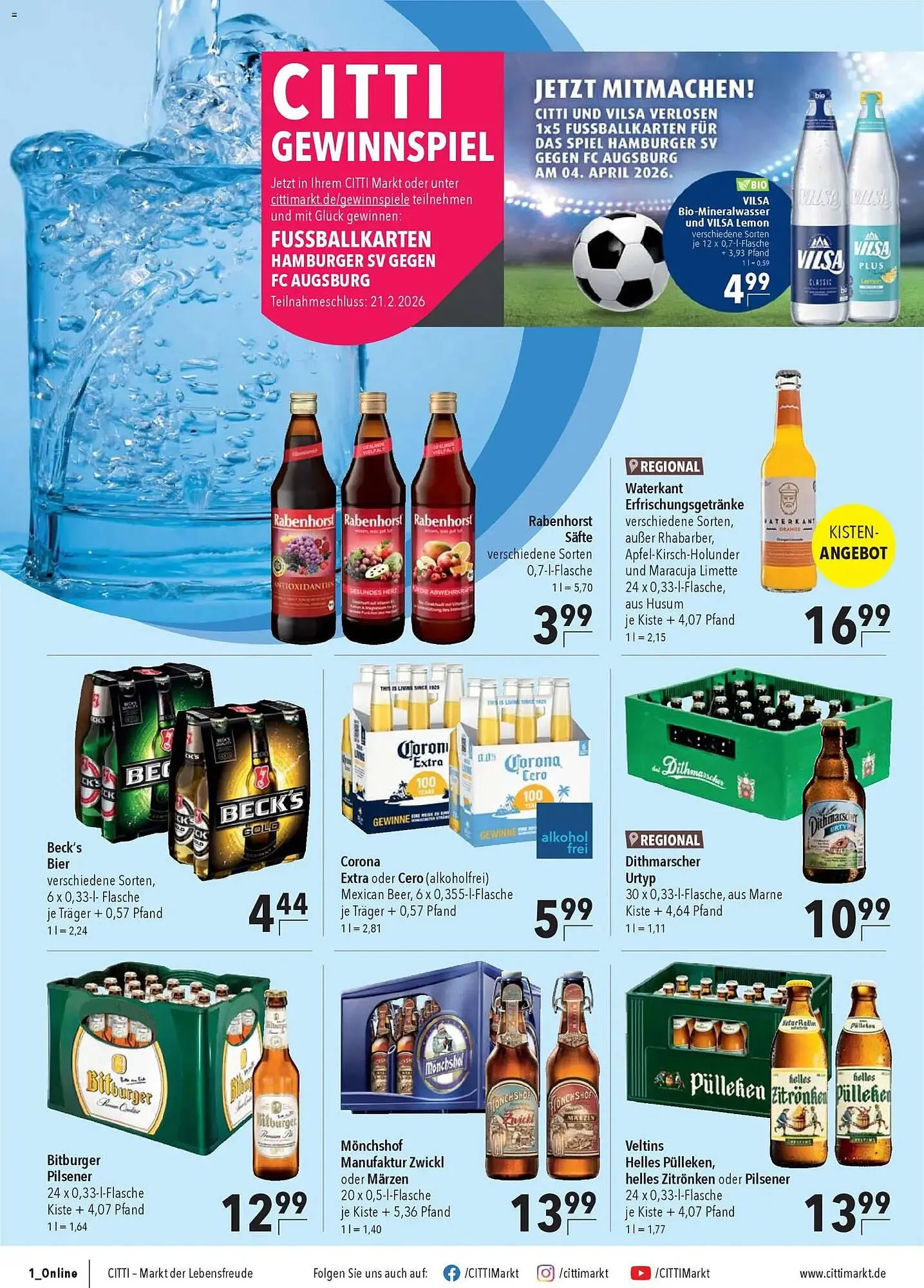 CITTI Markt Prospekt von 11. Februar bis 17. Februar 2026 - Prospekt seite 16