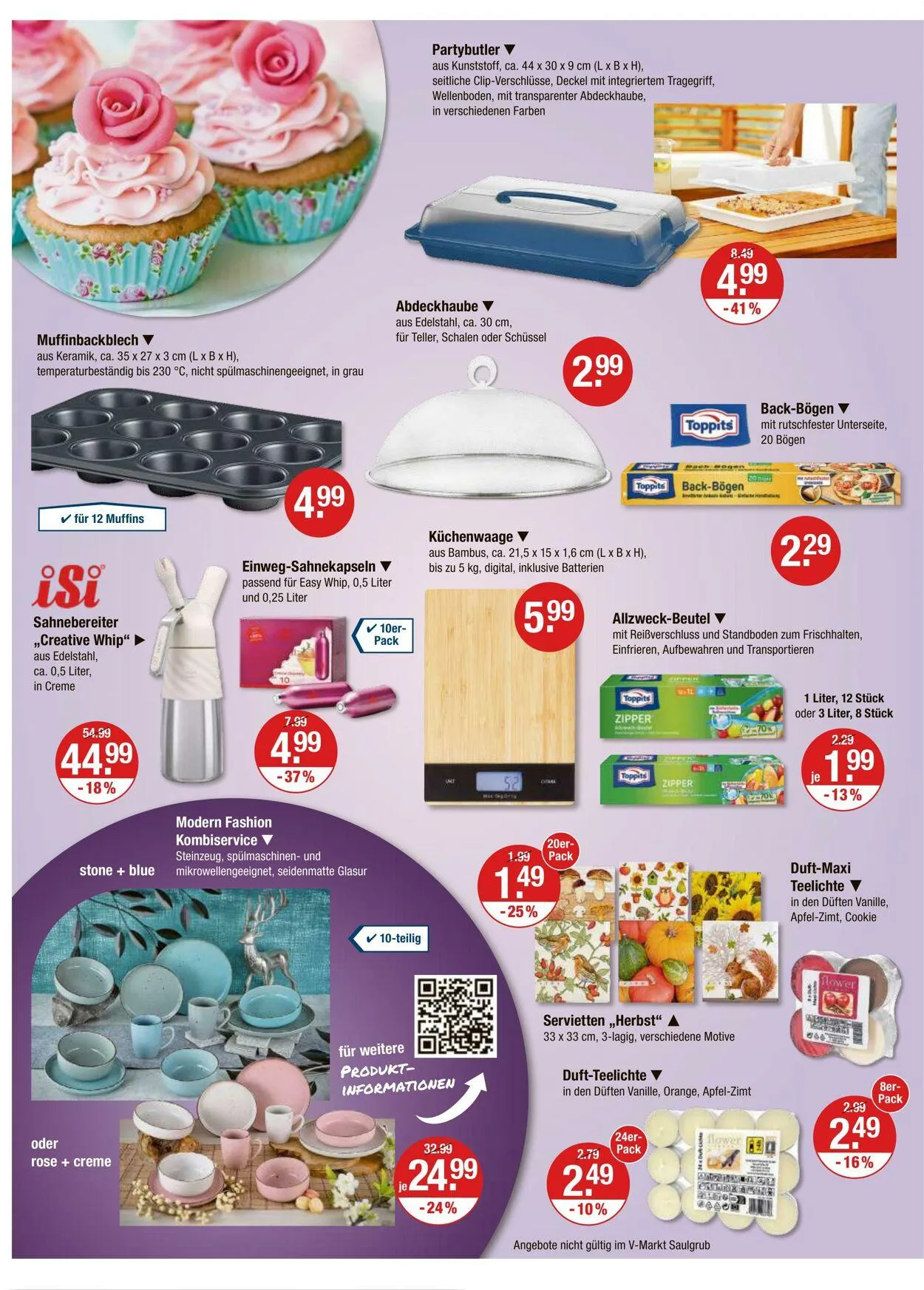 V-Markt Aktueller Prospekt von 21. August bis 27. August 2025 - Prospekt seite 14