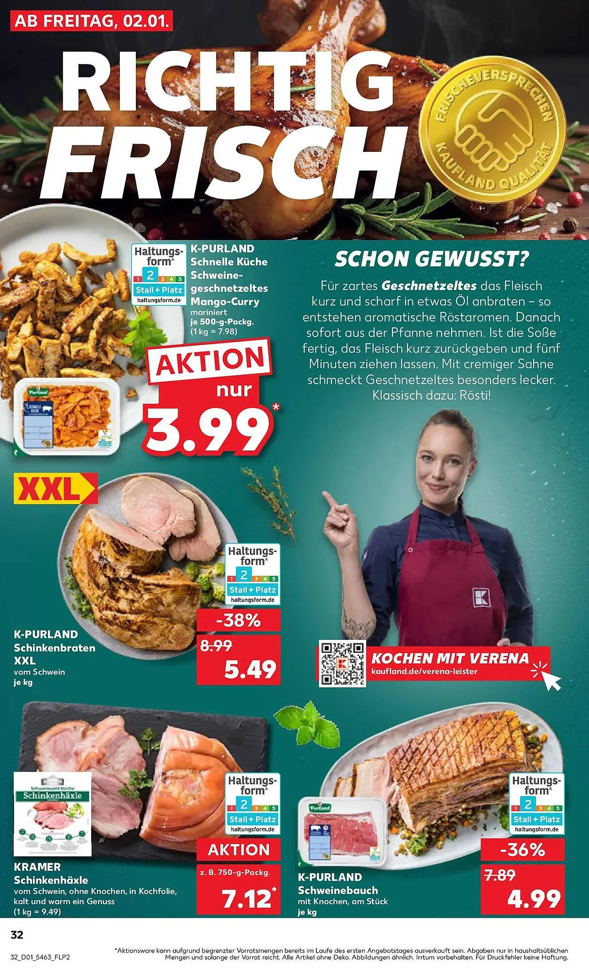 Kaufland Prospekt von 4. Januar bis 7. Januar 2026 - Prospekt seite 32