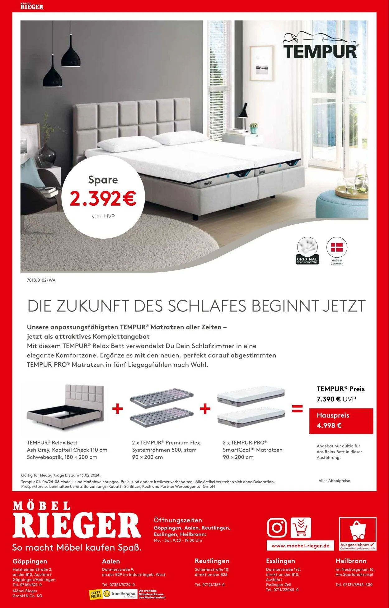 Möbel Rieger Aktueller Prospekt von 26. März bis 9. April 2025 - Prospekt seite 2