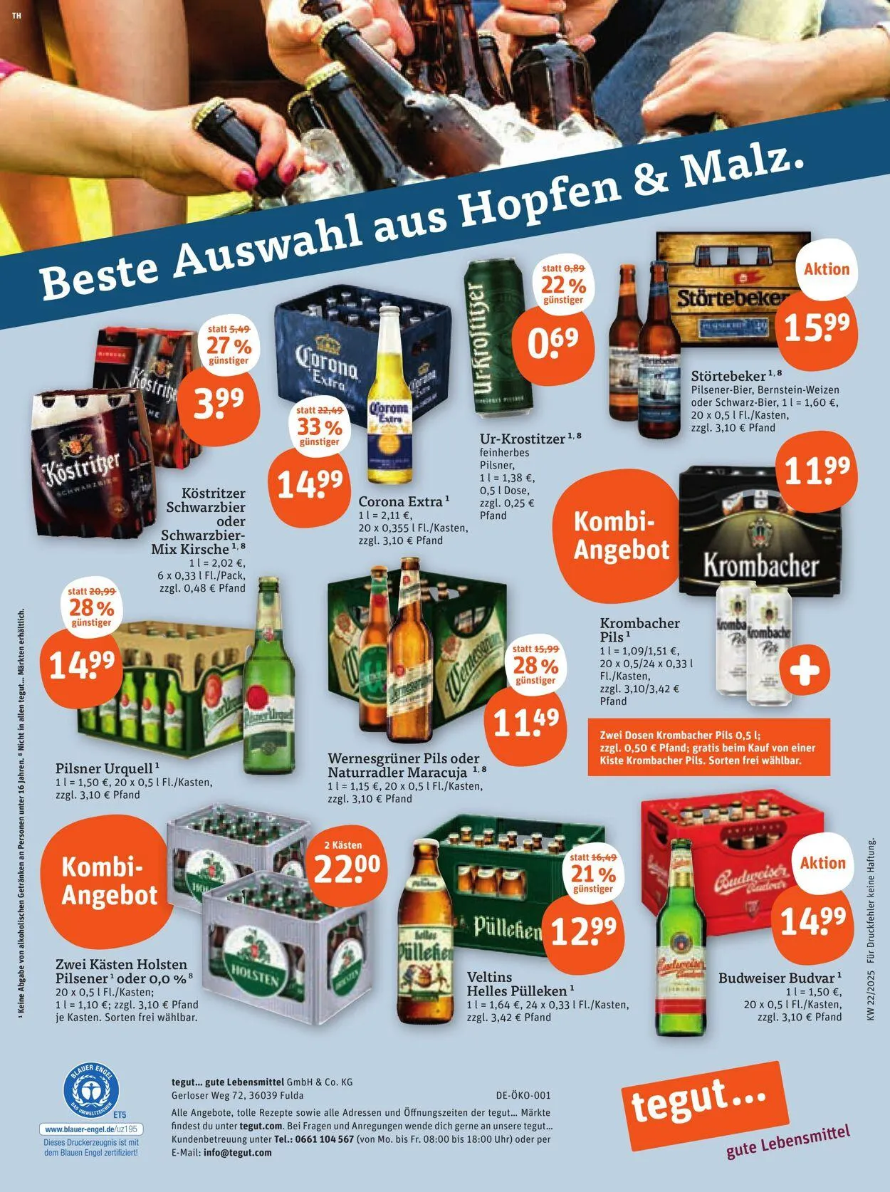 Tegut Aktueller Prospekt von 19. Mai bis 25. Mai 2025 - Prospekt seite 28