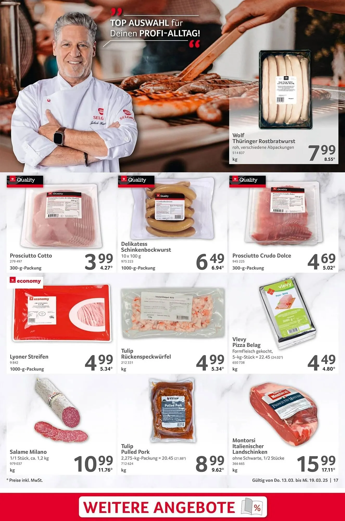 Selgros Prospekt von 13. März bis 20. März 2025 - Prospekt seite 17