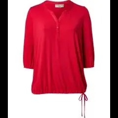 Shirt mit Schnürung Janina Plus, Knopfleiste