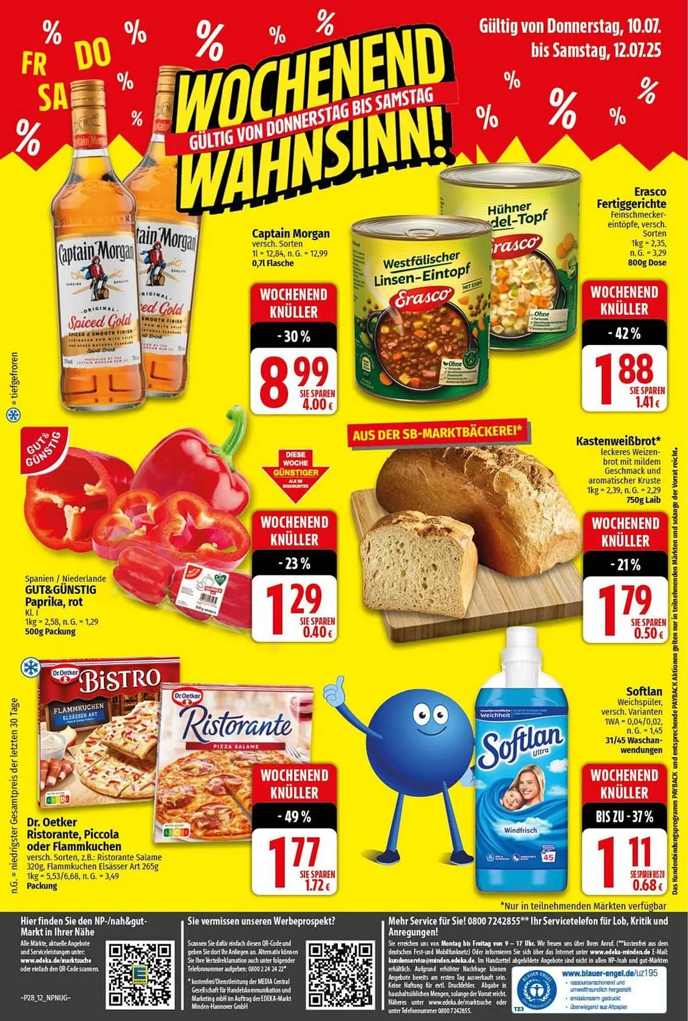 nah & gut Prospekt von 7. Juli bis 12. Juli 2025 - Prospekt seite 12