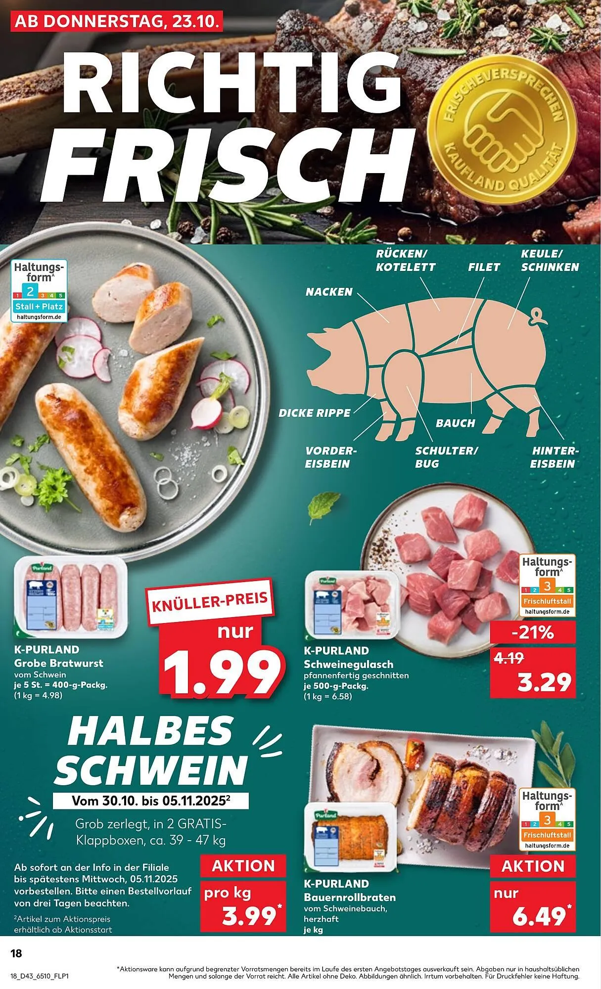 Kaufland Prospekt von 23. Oktober bis 29. Oktober 2025 - Prospekt seite 18