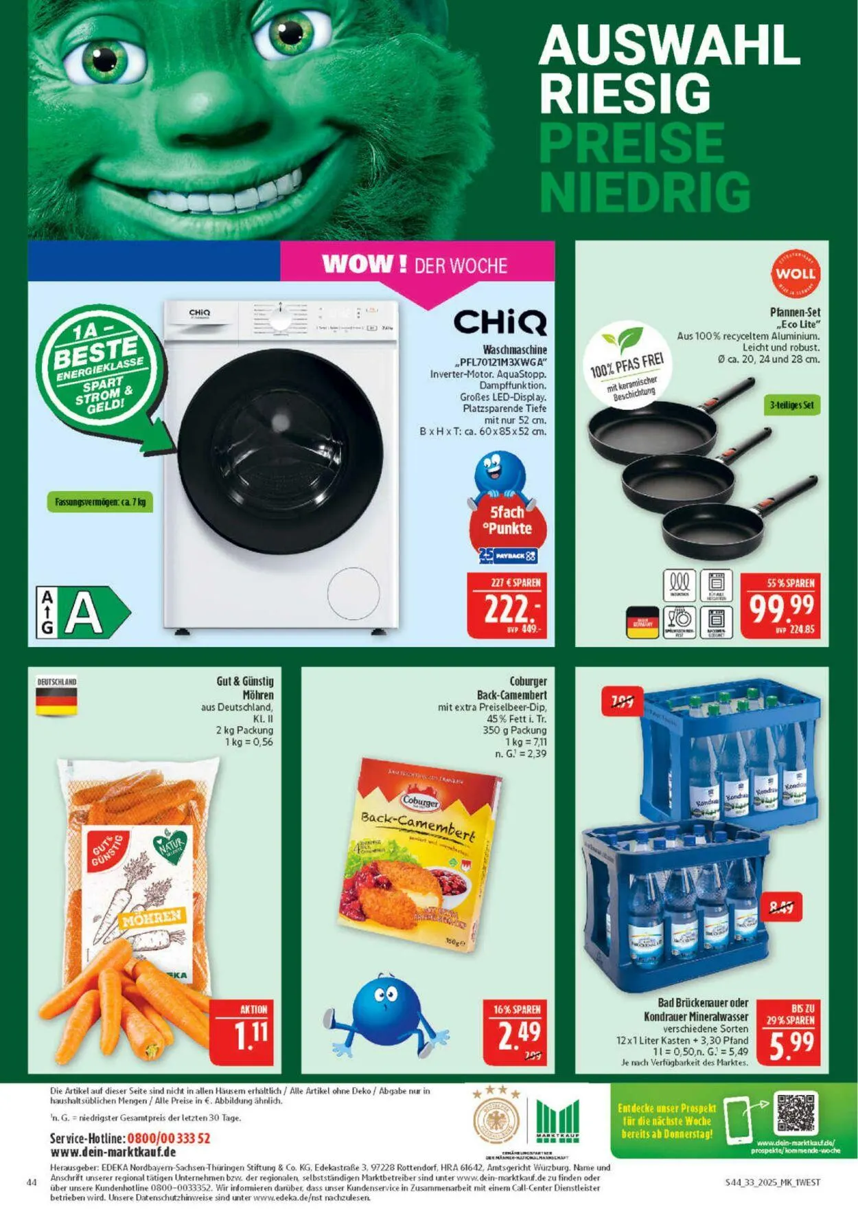 Marktkauf - Nürnberg-Thon Aktueller Prospekt von 11. August bis 16. August 2025 - Prospekt seite 44