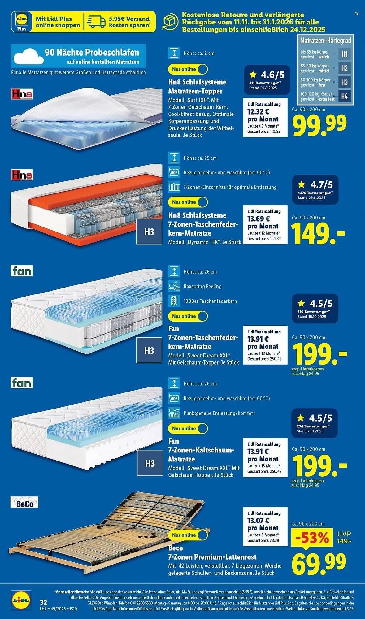 Lidl Prospekt von 1. Dezember bis 6. Dezember 2025 - Prospekt seite 22