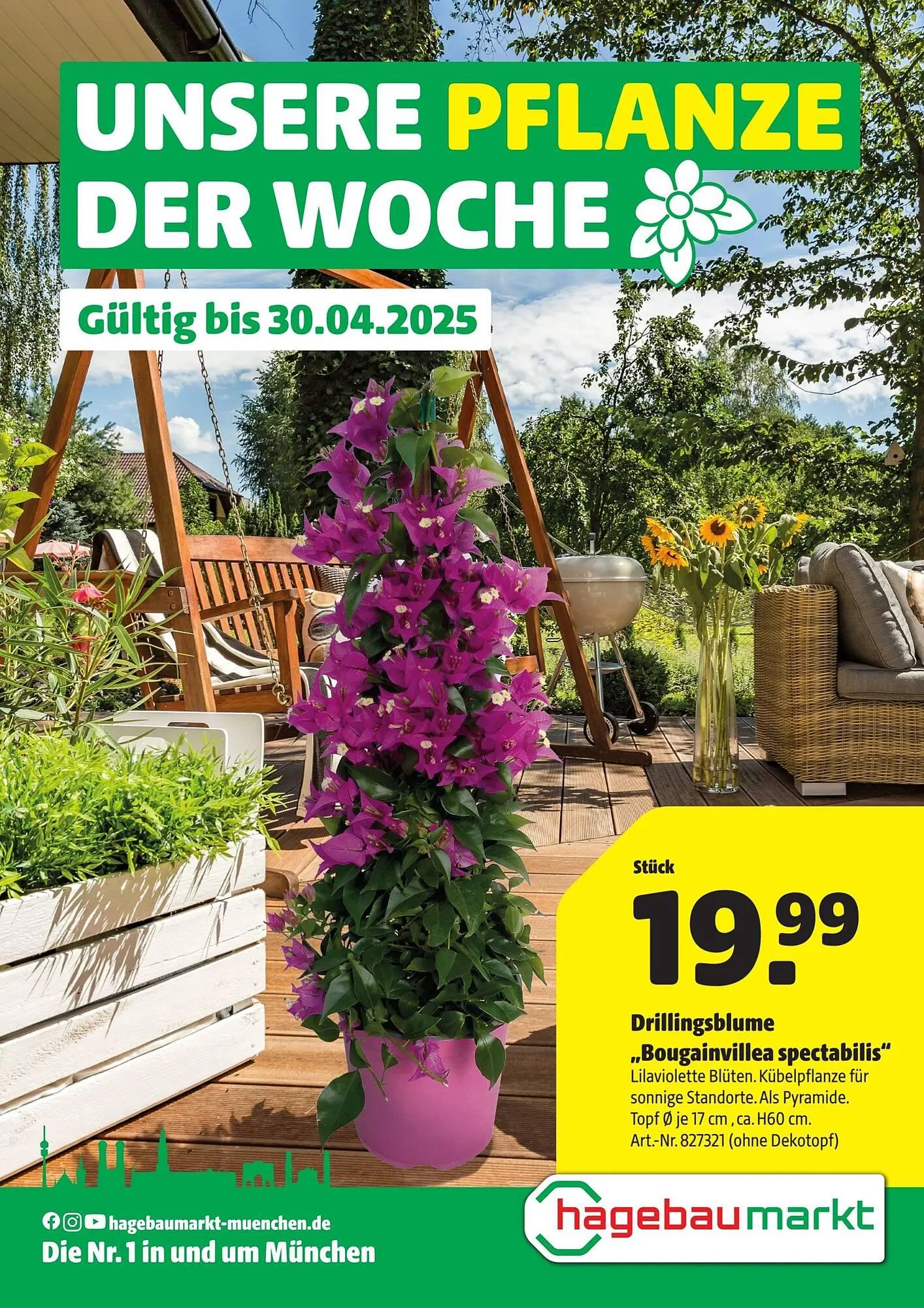 Hagebau Prospekt von 24. April bis 1. Mai 2025 - Prospekt seite 1