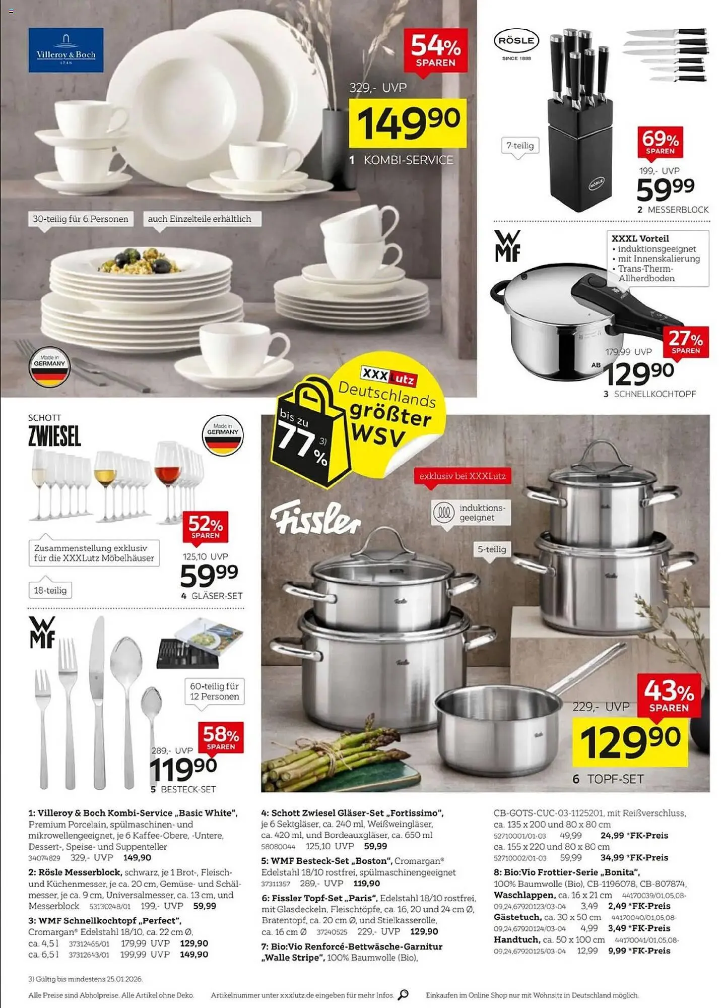 XXXLutz Prospekt von 4. Januar bis 25. Januar 2026 - Prospekt seite 22