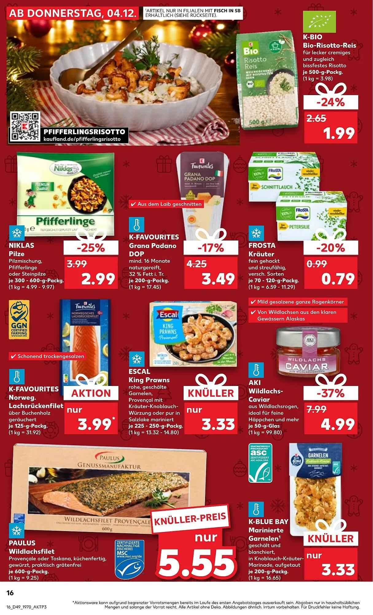 Kaufland Prospekt von 4. Dezember bis 10. Dezember 2025 - Prospekt seite 16