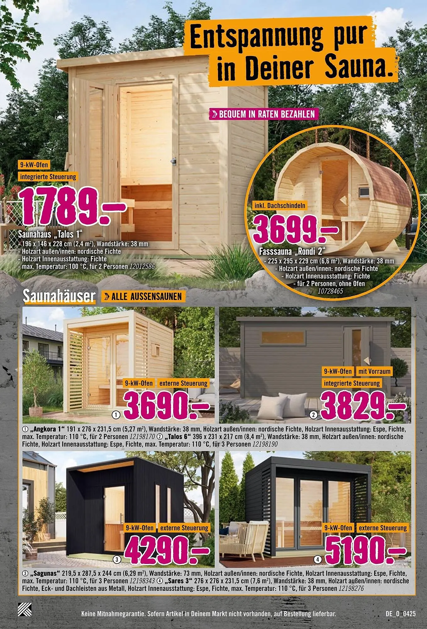 Hornbach Prospekt von 9. April bis 6. Mai 2025 - Prospekt seite 23